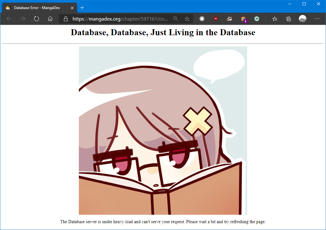 "MangaDex is down" thread mangadex