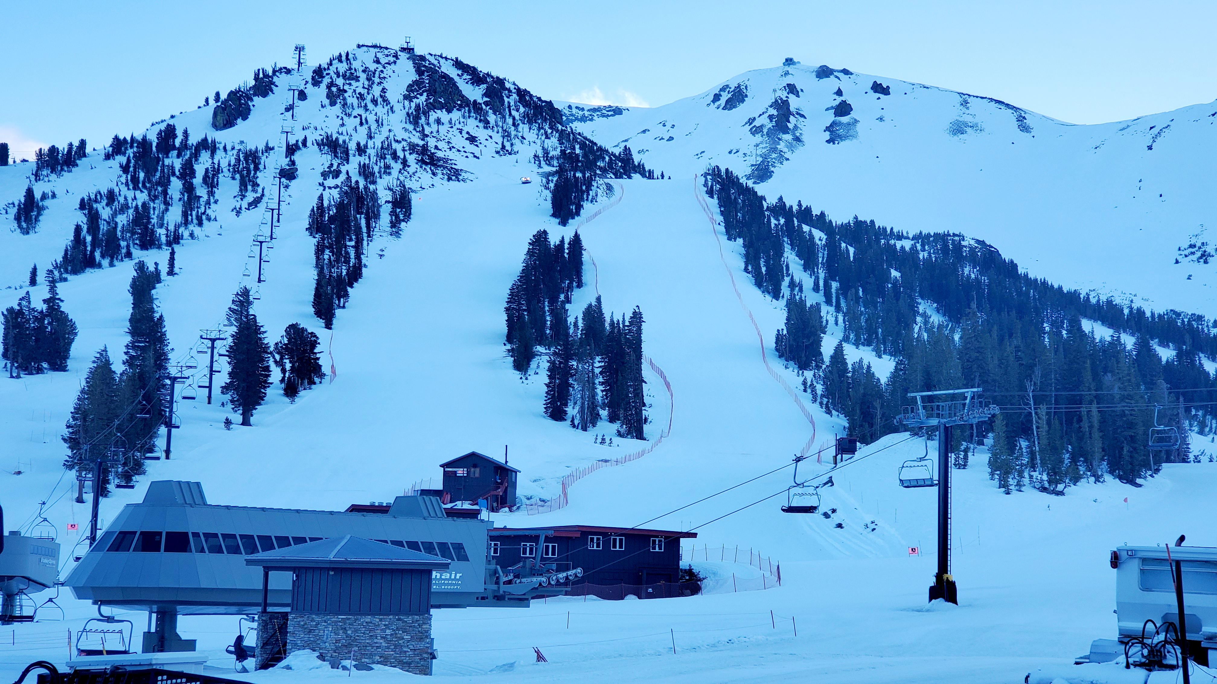 Mammoth Ski Resort at dusk. Can't wait to be back next year.. r