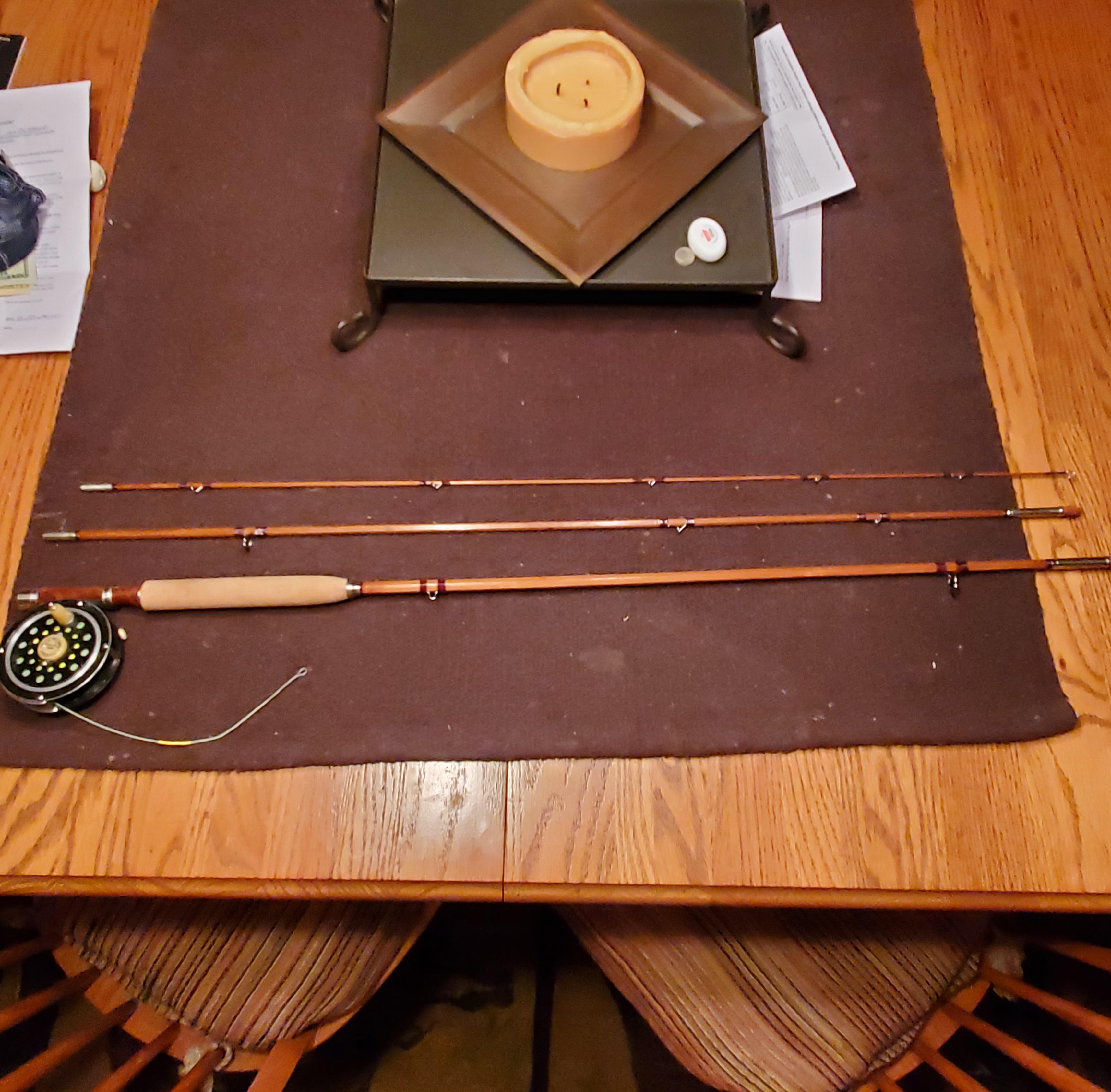 I finally finished my cane rod. Can't wait to fish it. r/flyfishing