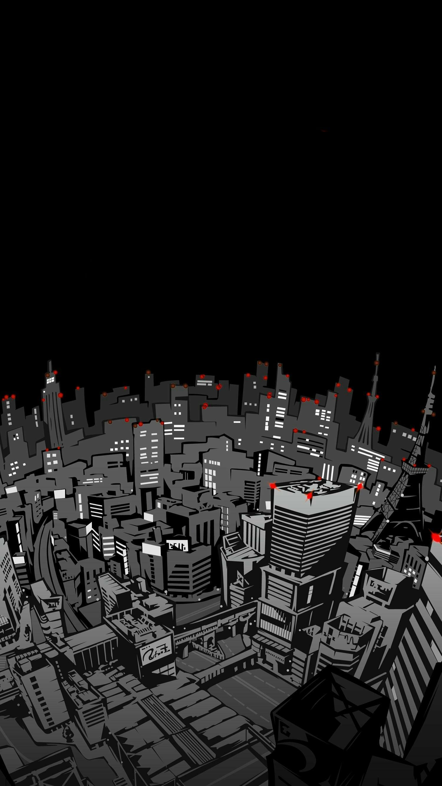Persona 5 phone wallpaper evening(Clear) Persona5