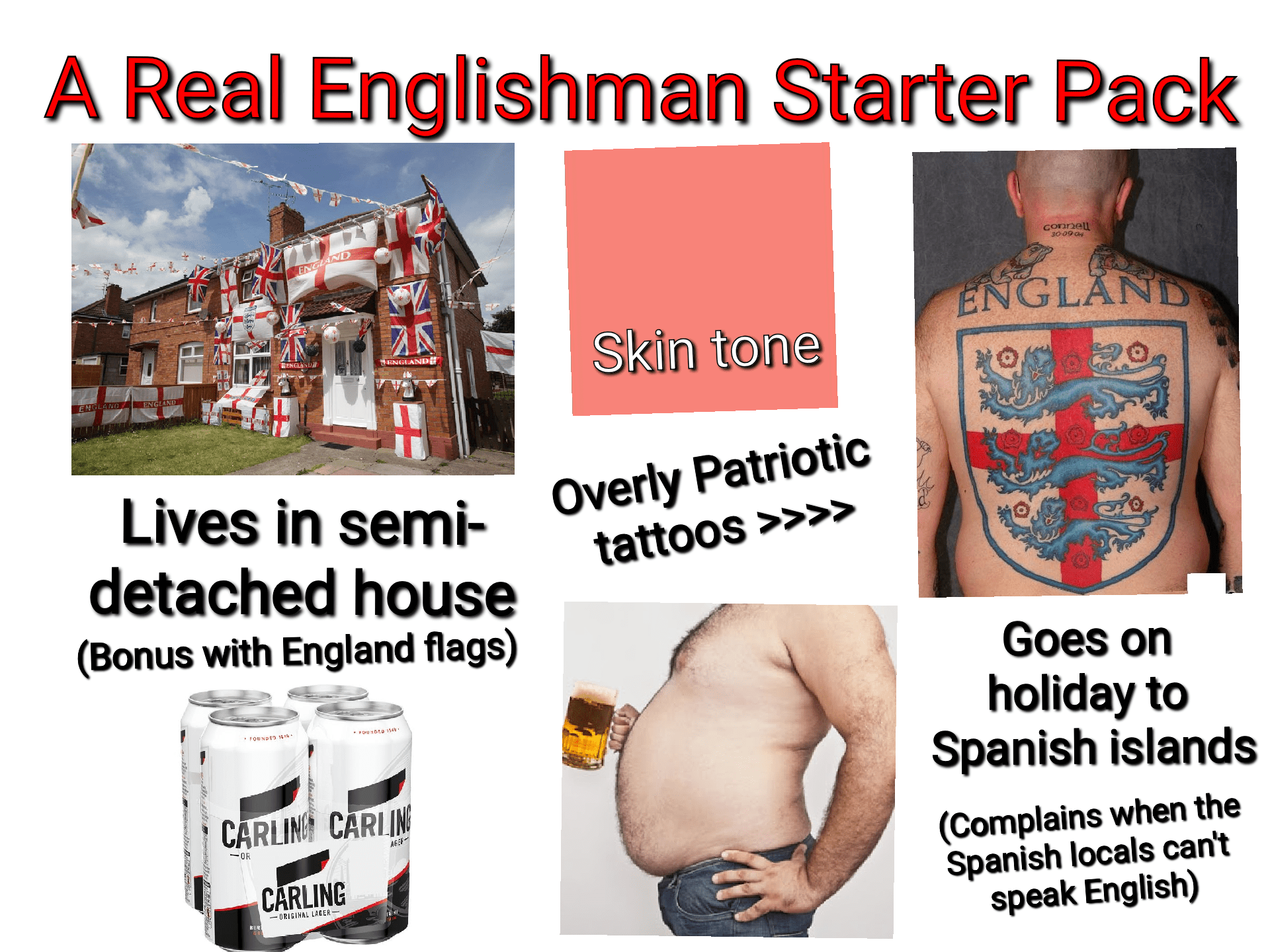 What most English Men are actually like... starter pack r/starterpacks