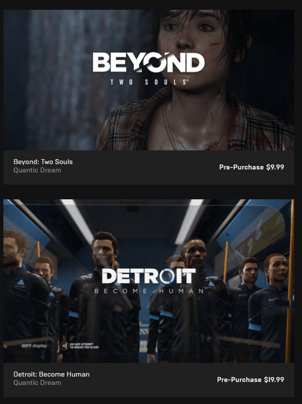 Two PS exclusive games coming to PC via Epic Games store gaming