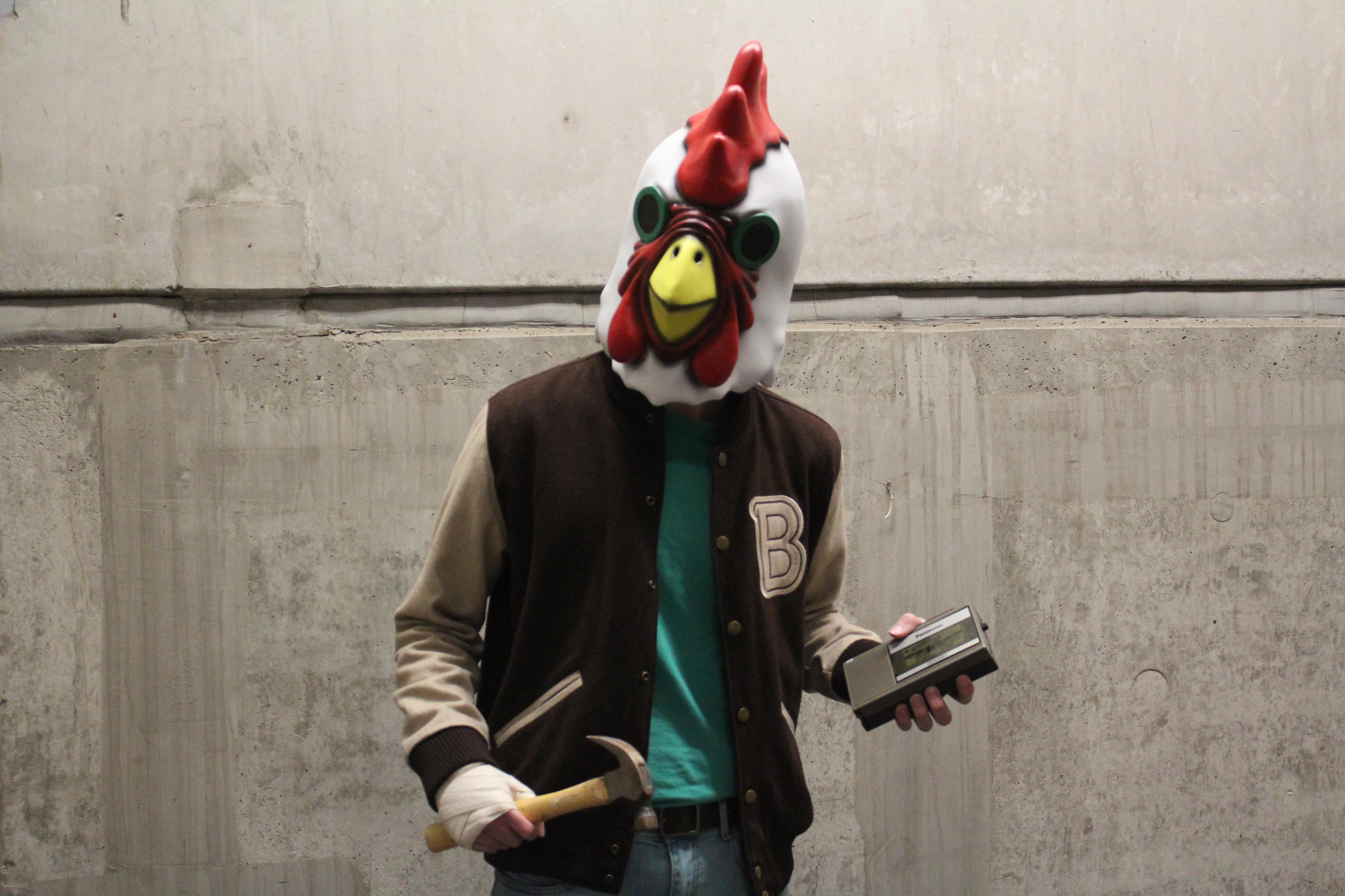 [Self] "Do you know what time it is?" Payday 2 Jacket cosplay, helmet