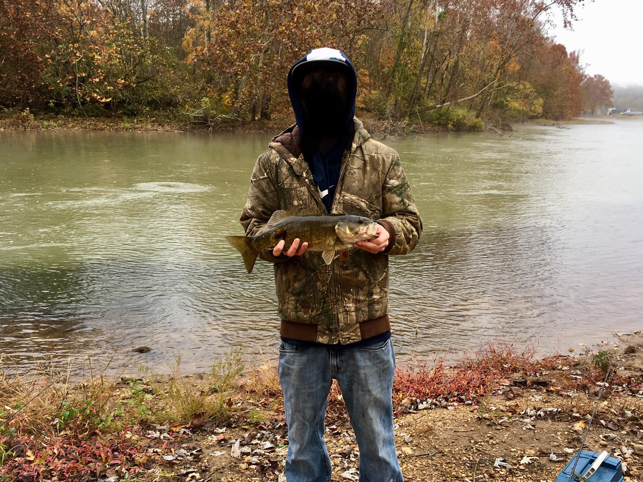 My first smallmouth ever caught in the lower black river in Piedmont