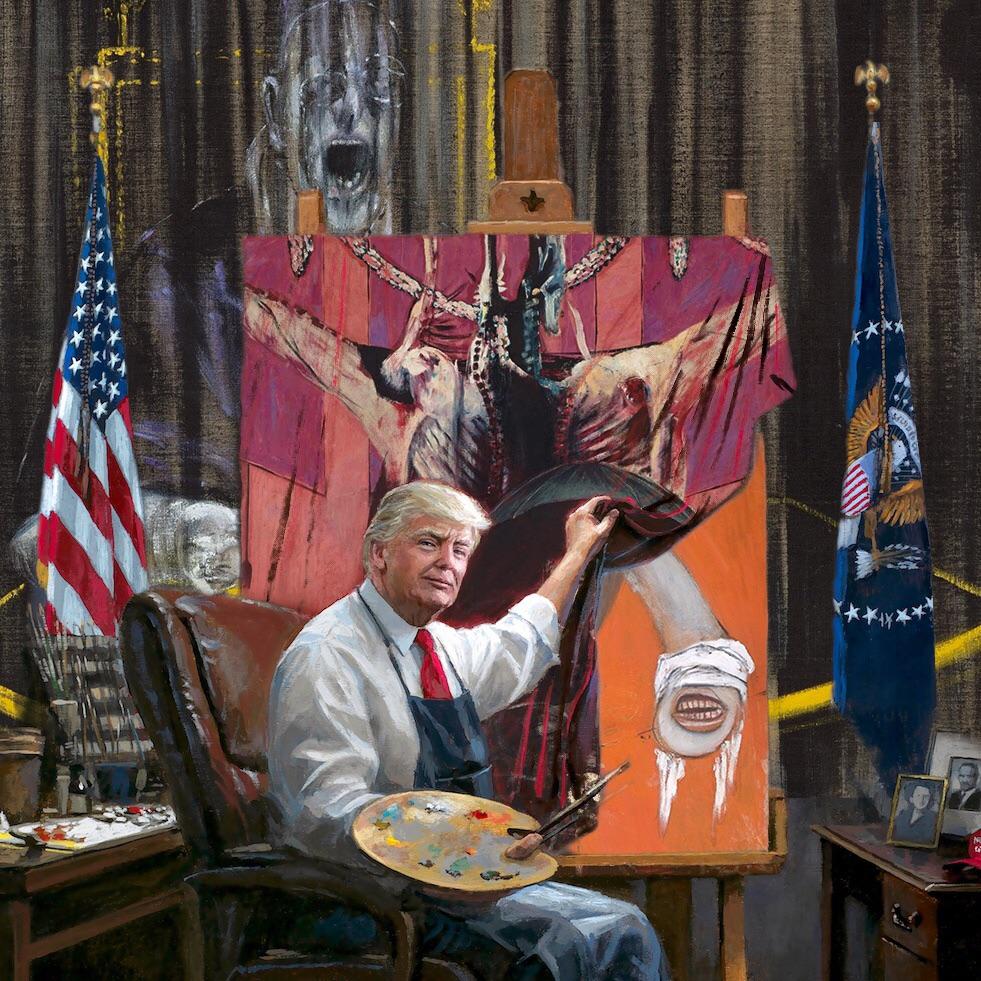 “The Masterpiece Redux” Jon McNaughton x Francis Bacon [981x981] r