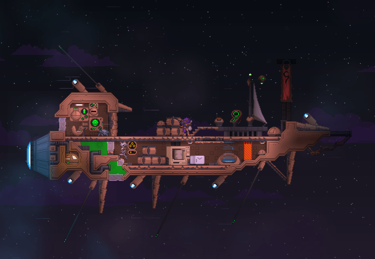 Akki's barge! You like? Mod is Elithian Races (github version, for the