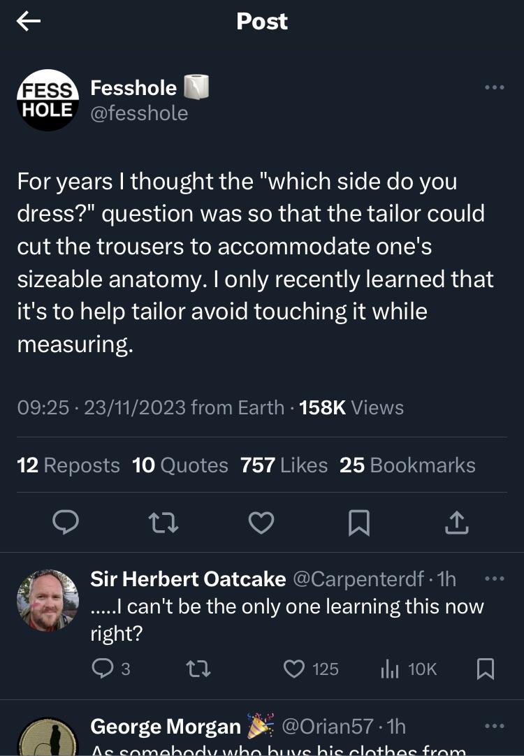 What side do you wear your member? r/rickygervais