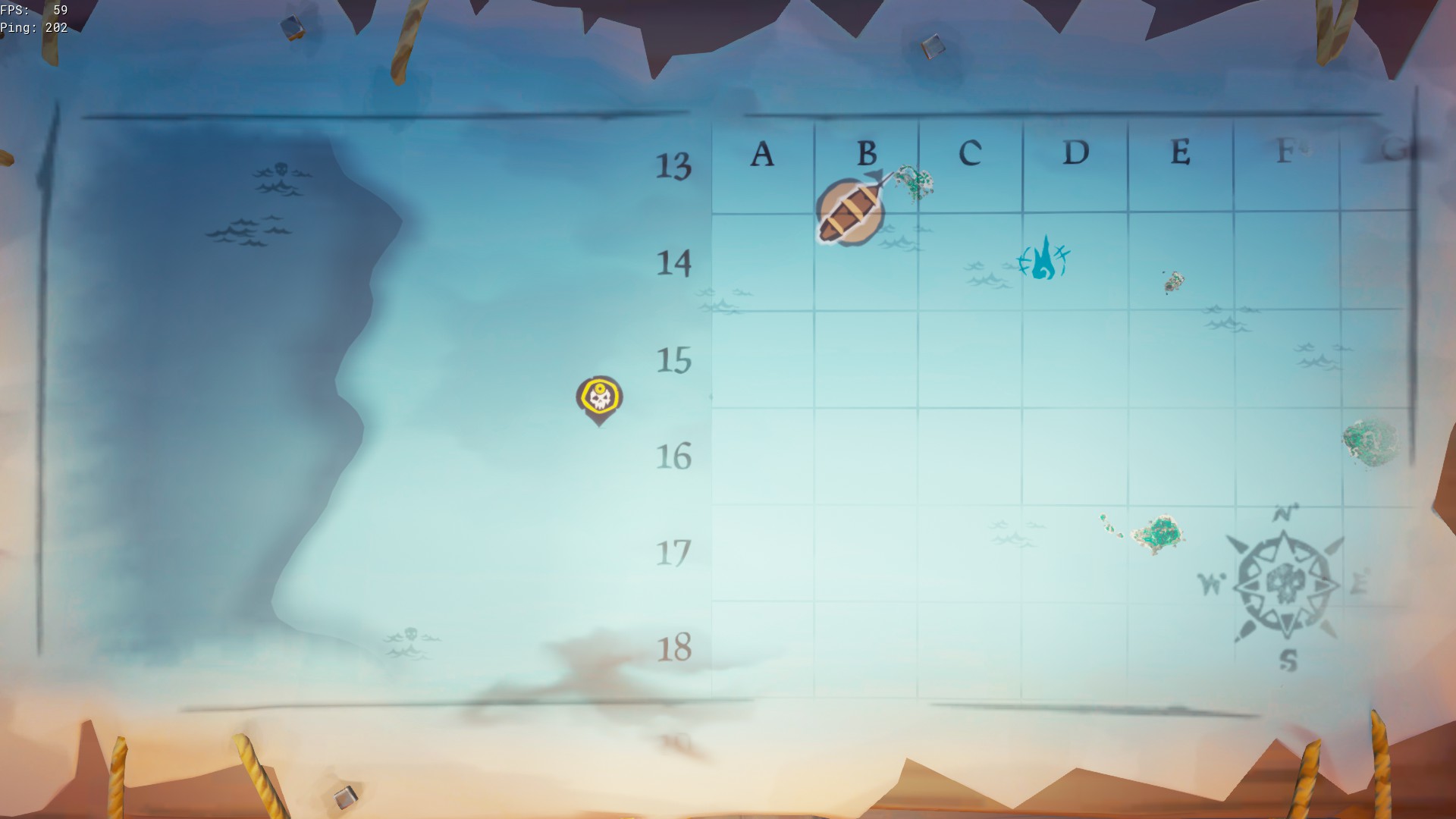 Reapers bounty spawned out of bounds r/Seaofthieves