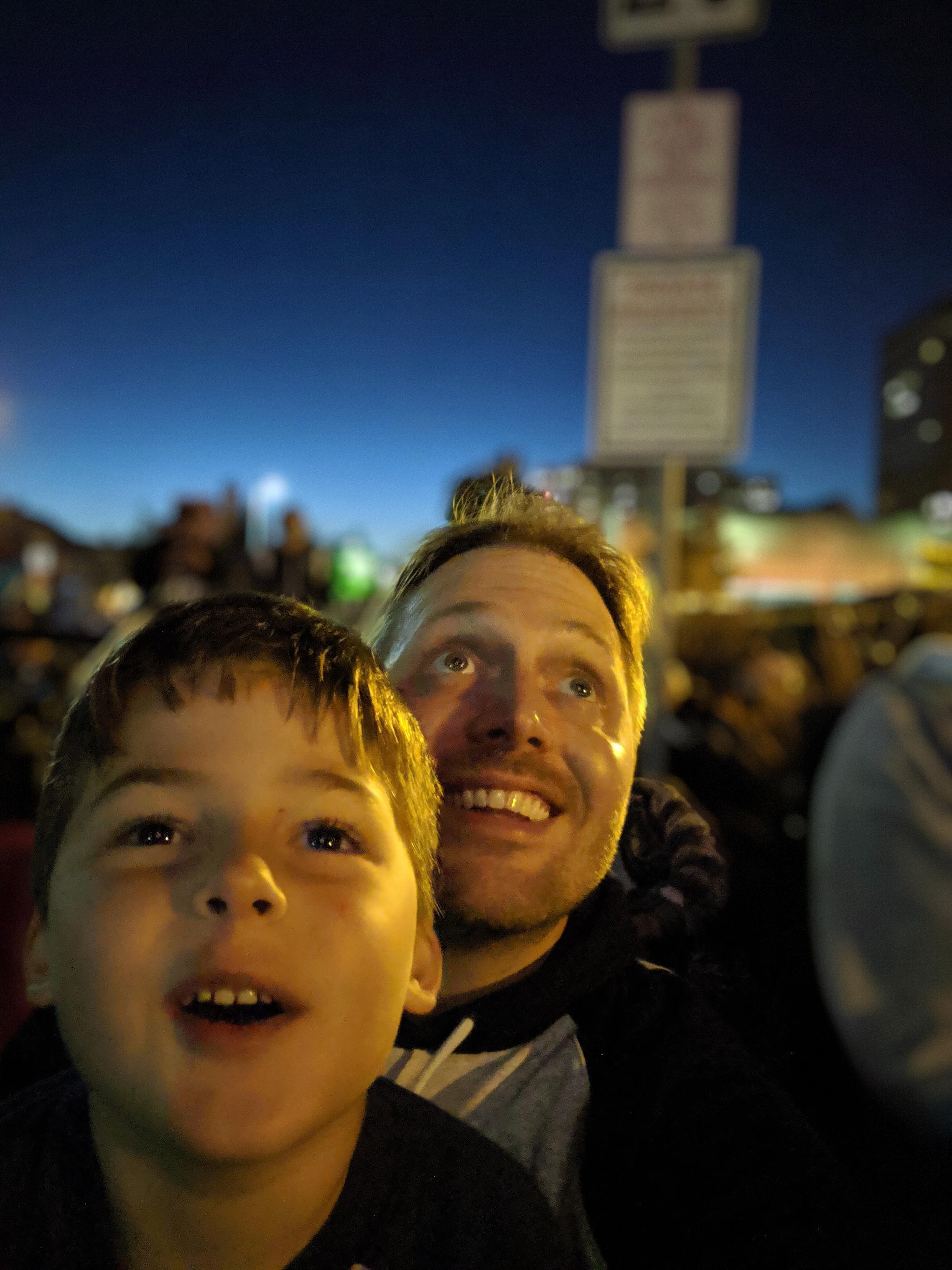 Finally took my son to see fireworks. r/pics