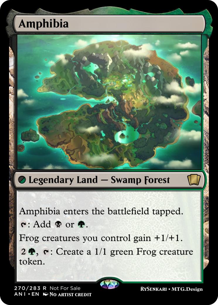 Amphibia as a Magic The Gathering legendary land! r/amphibia