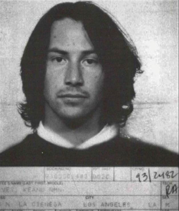 Keanu Reeves Mugshot From 1993 Images