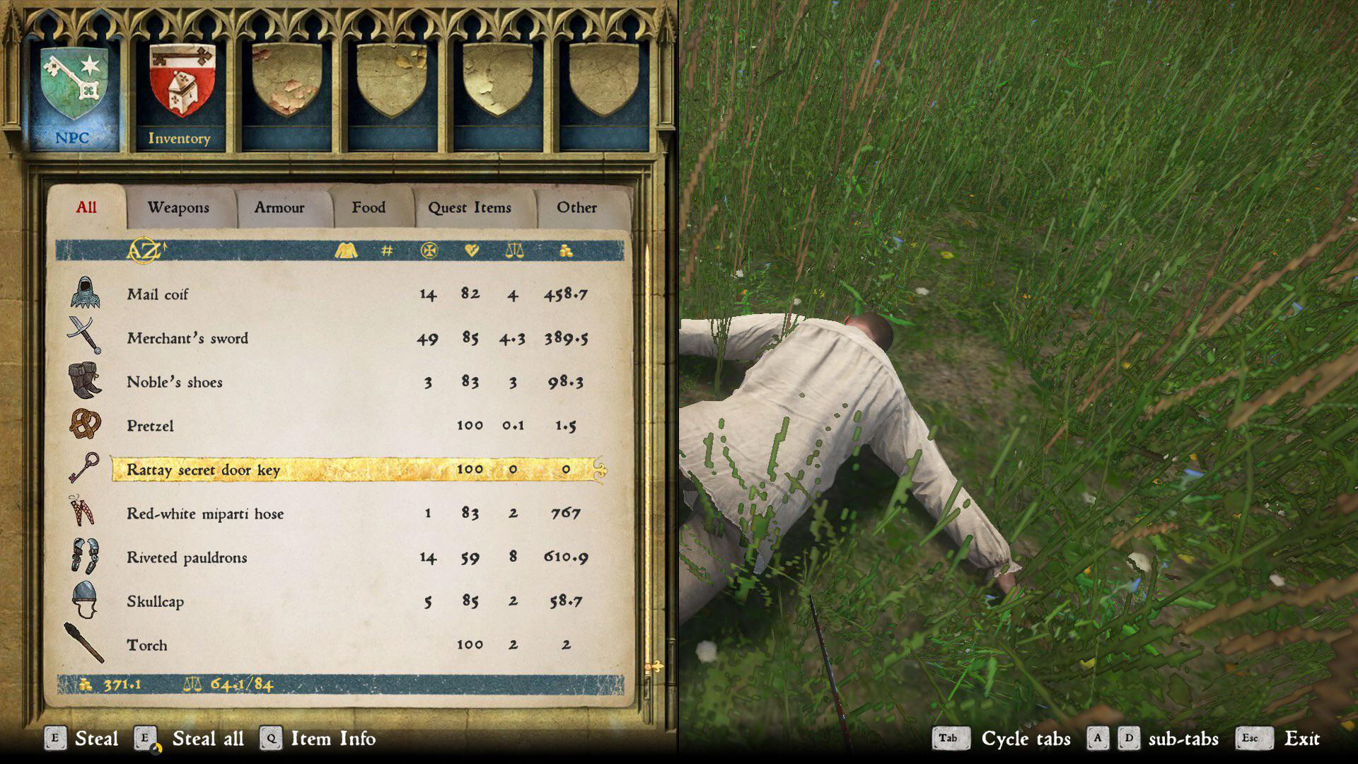 Has anybody else come across this key? If so, where in Rattay do I need