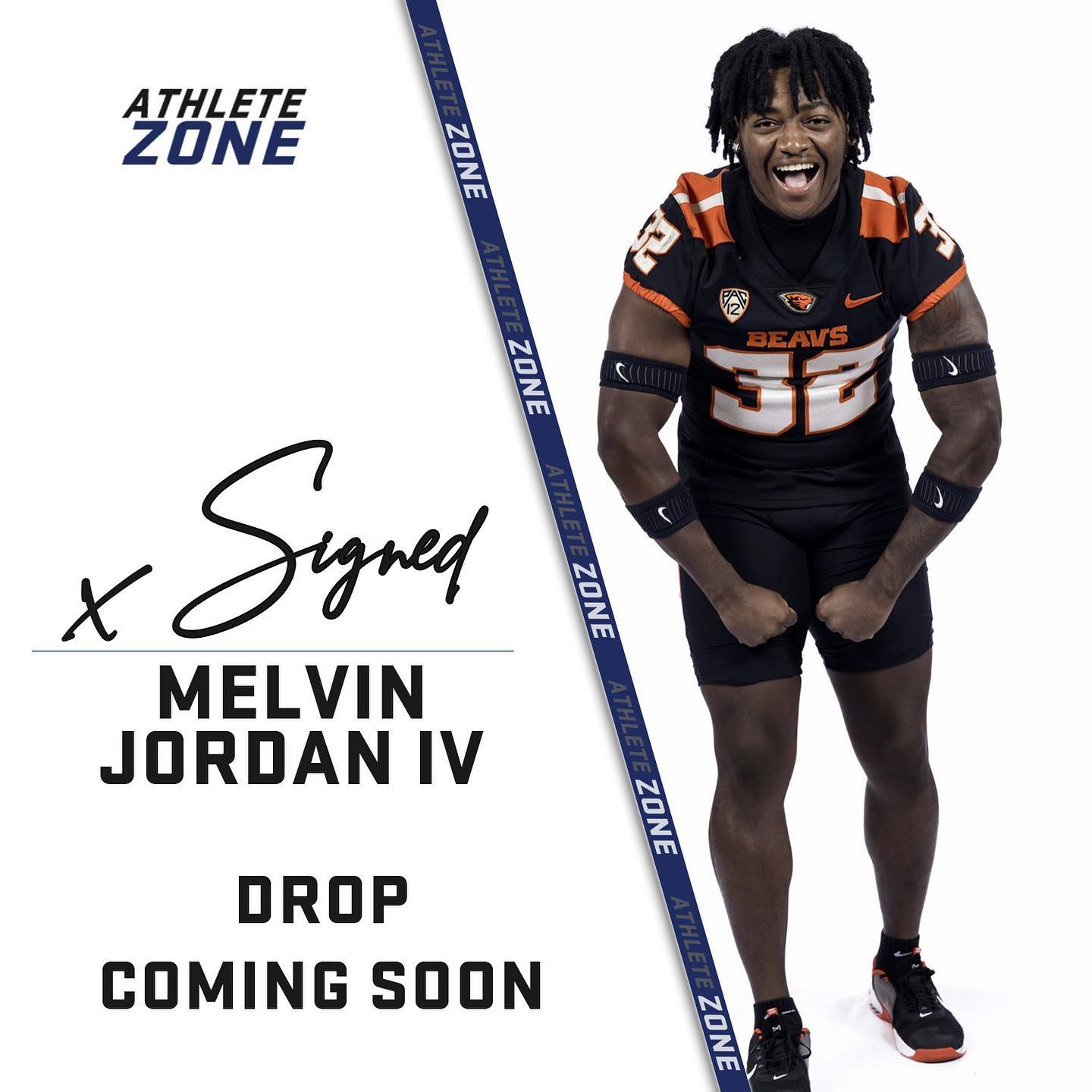 Melvin Jordan IV Oregon State Signed r/athletezone