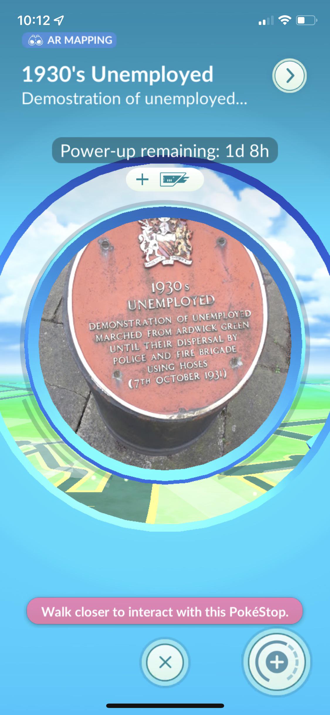 What does this mean? I’ve never seen a pokestop with a power up thing