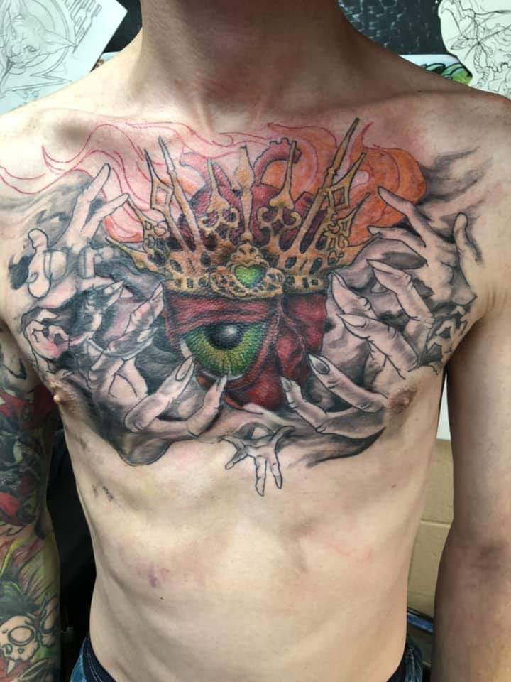 Round 3 on this bad boy. By Matt black of eternal ink