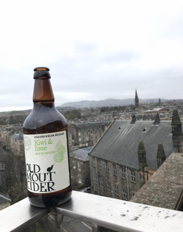 Cider with a view, Edinburgh Scotland r/beerwithaview