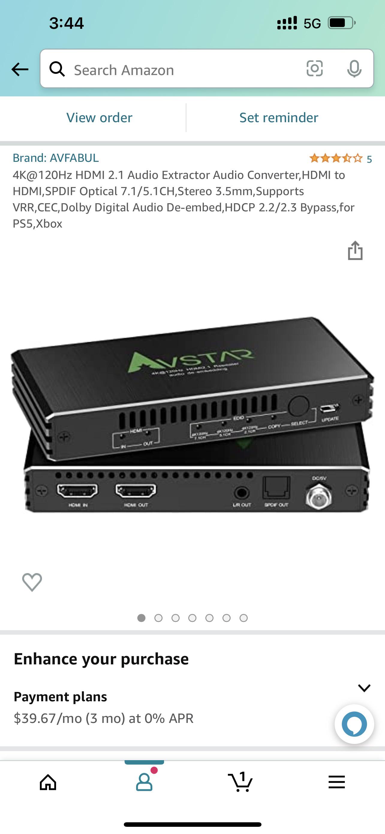 Just bought this to get an optical cable connection with next gen XBox