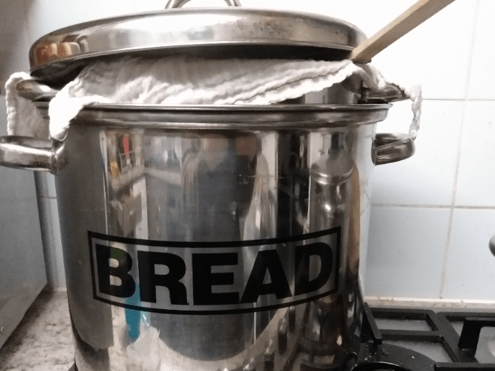 Made tofu in this kitchen craft pot, not sure if it was intended for/is