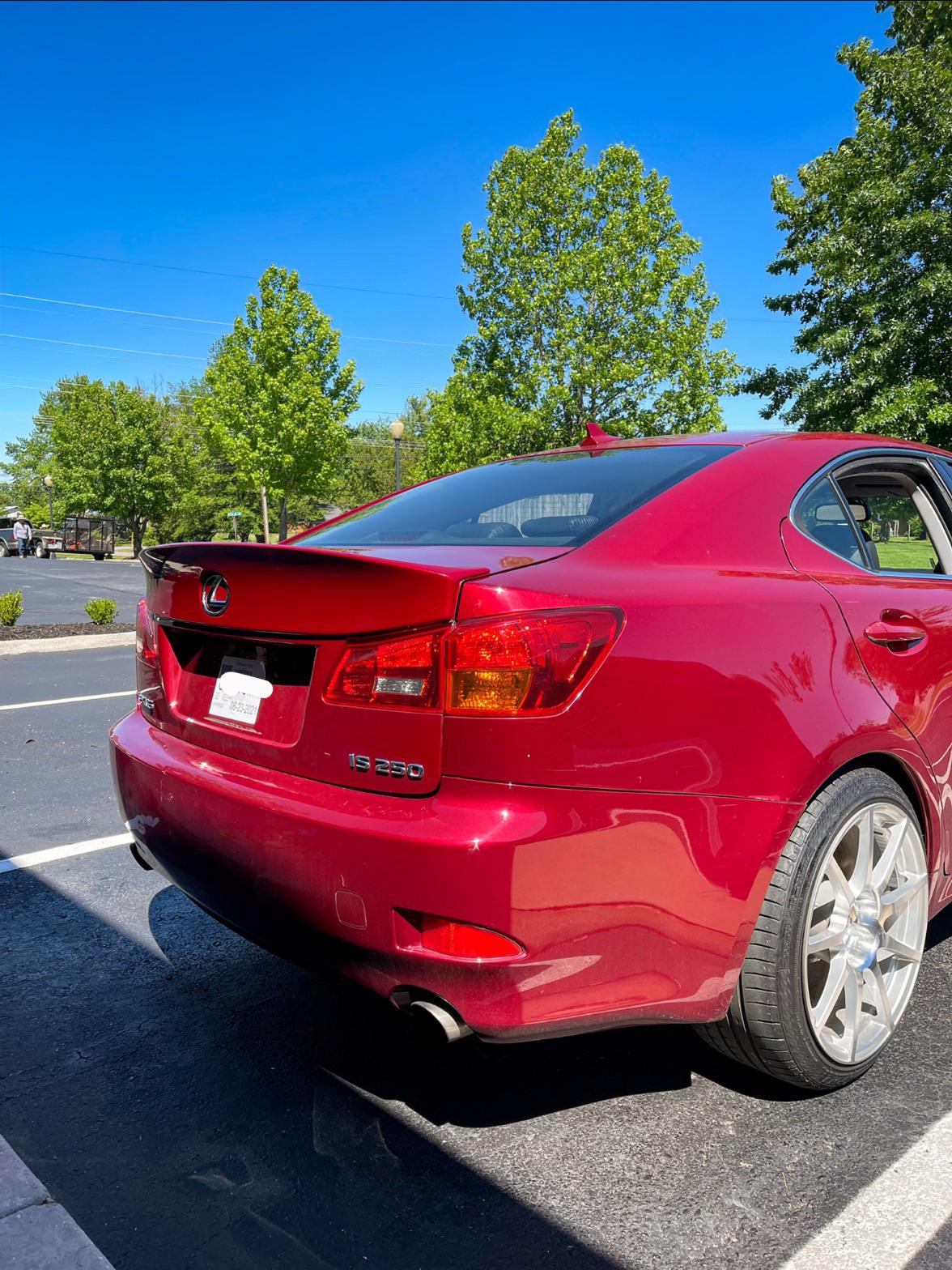 new spoiler came in, what do you guys think? LexusIS