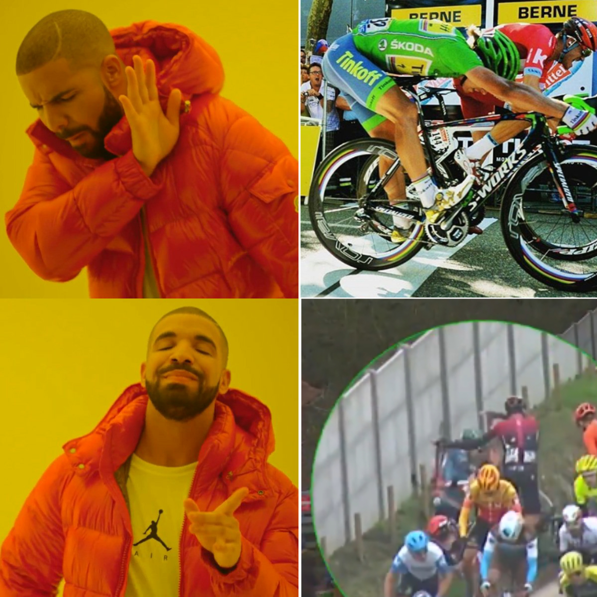 'bike throw' r/pelotonmemes