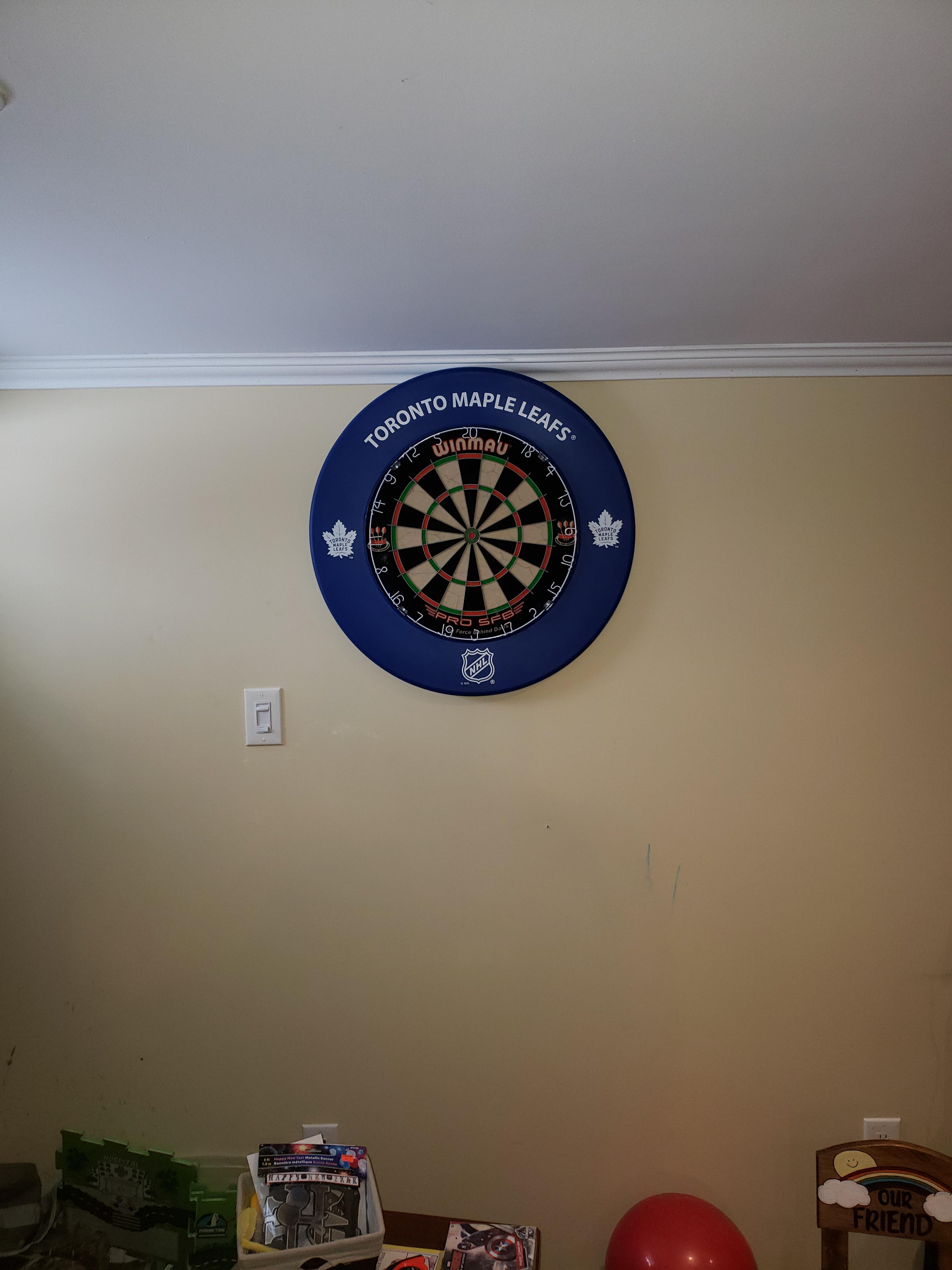 Finally have my board set up. Looks high but I just have a really low