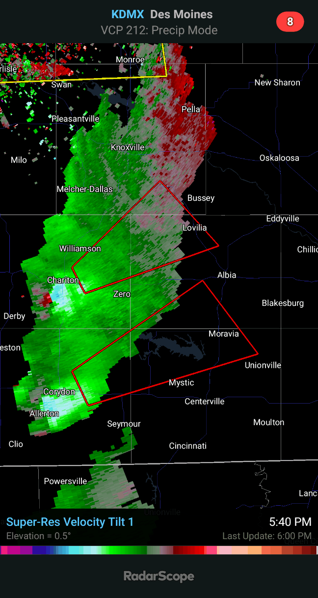 New PDS Tornado Warning including Lovilia IA, Marysville IA, Attica IA