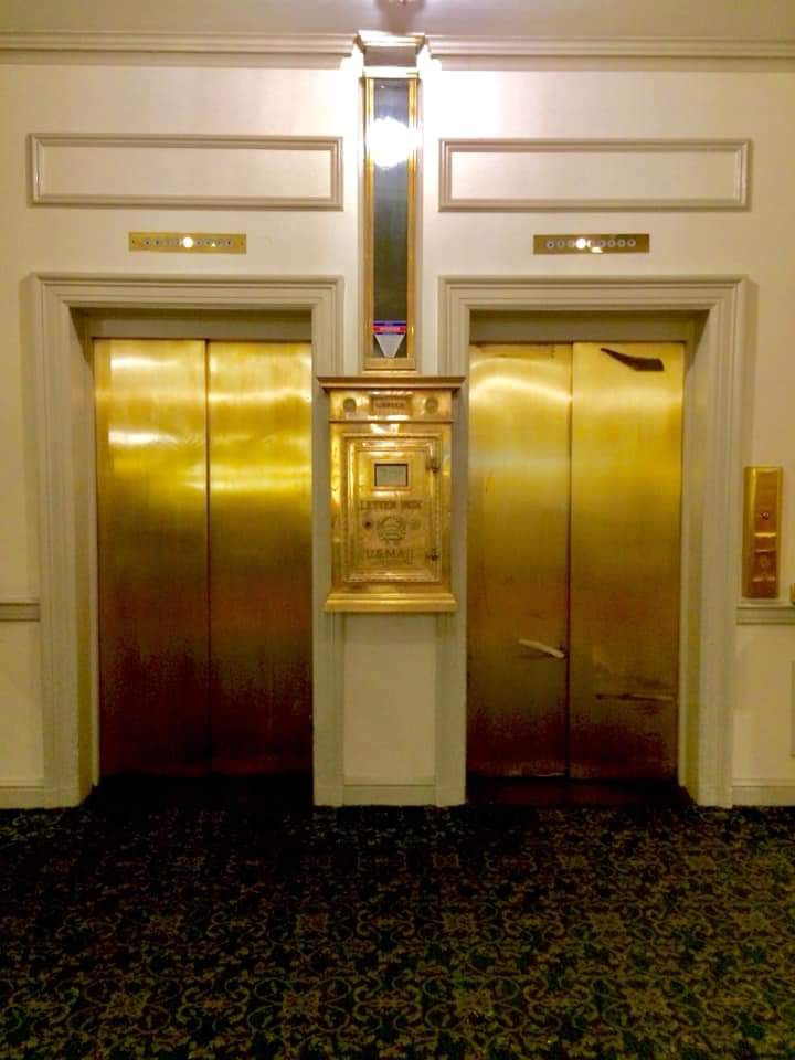 Do these elevator doors remind you of something....there in Salem ma