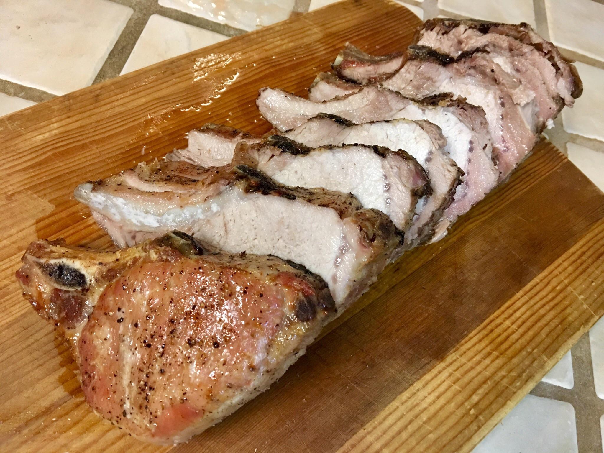 Pork loin rib roast (recipe in comments) r/ketorecipes
