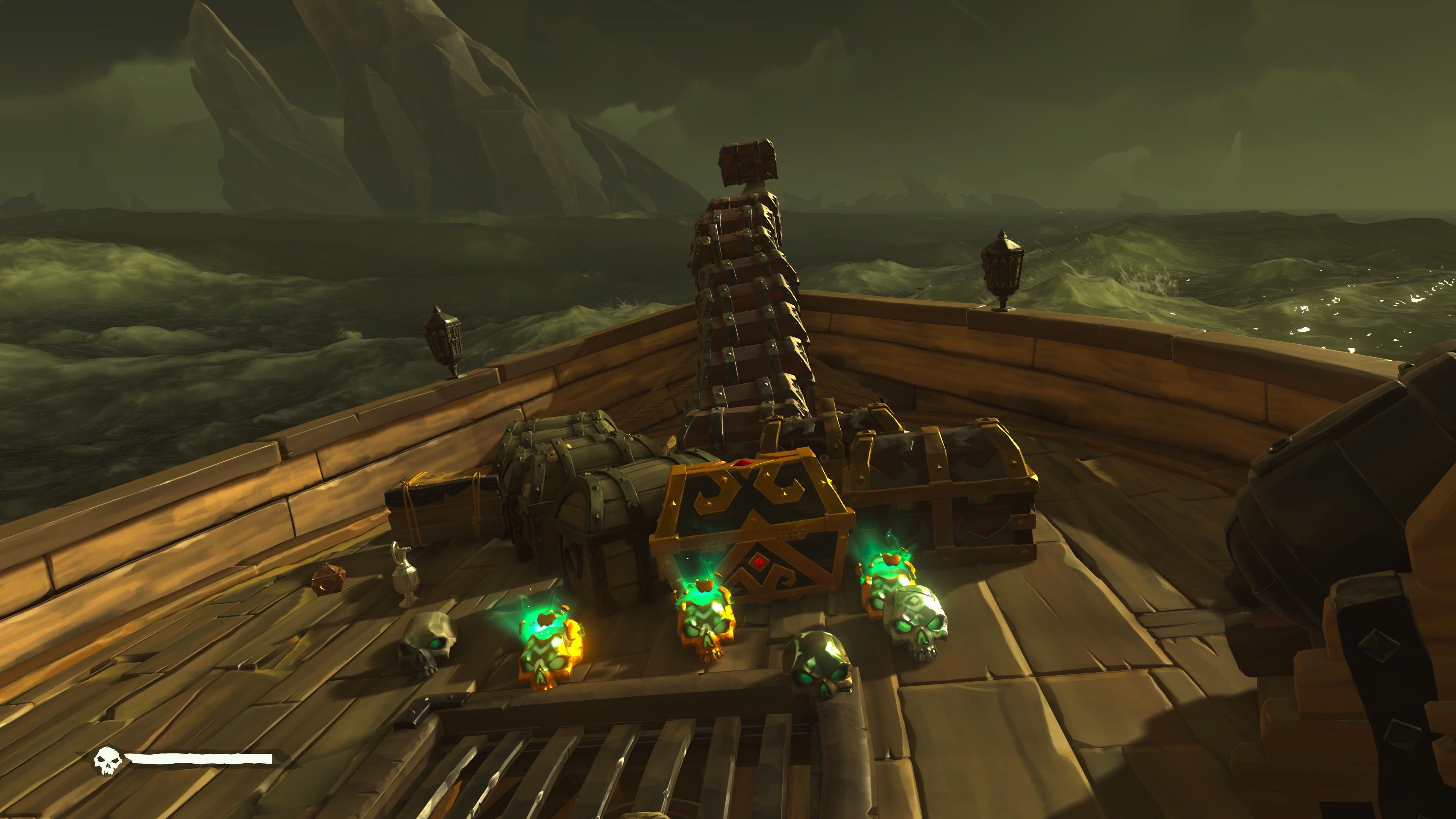 Three hours of grinding, and we get one captain’s chest, the rest