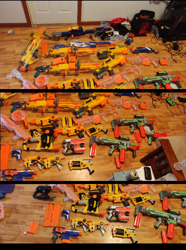 Craigslist haul, 80 bucks. Good deal? Nerf