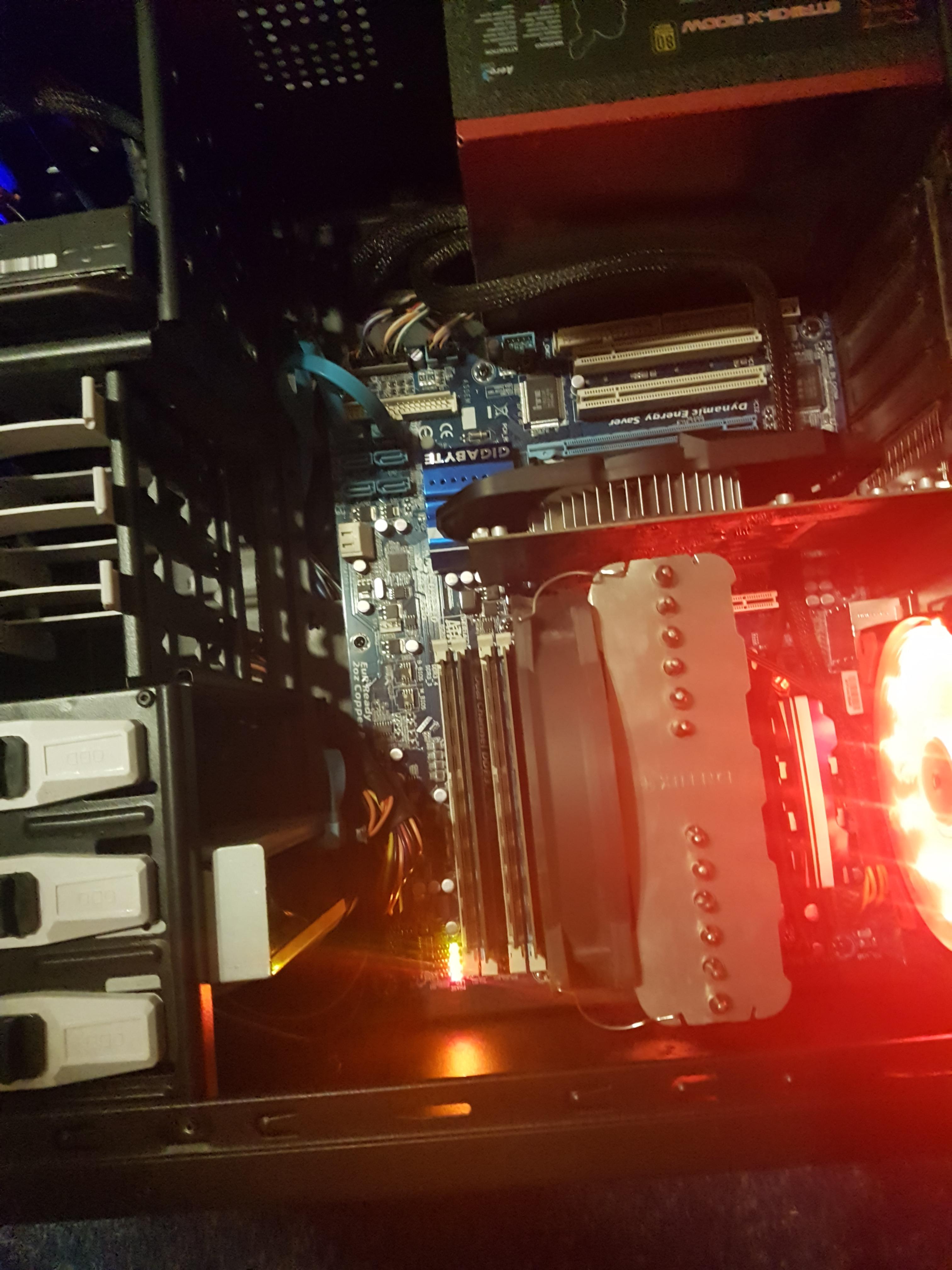 Help, i was just checking ram really gently placing it back in and now