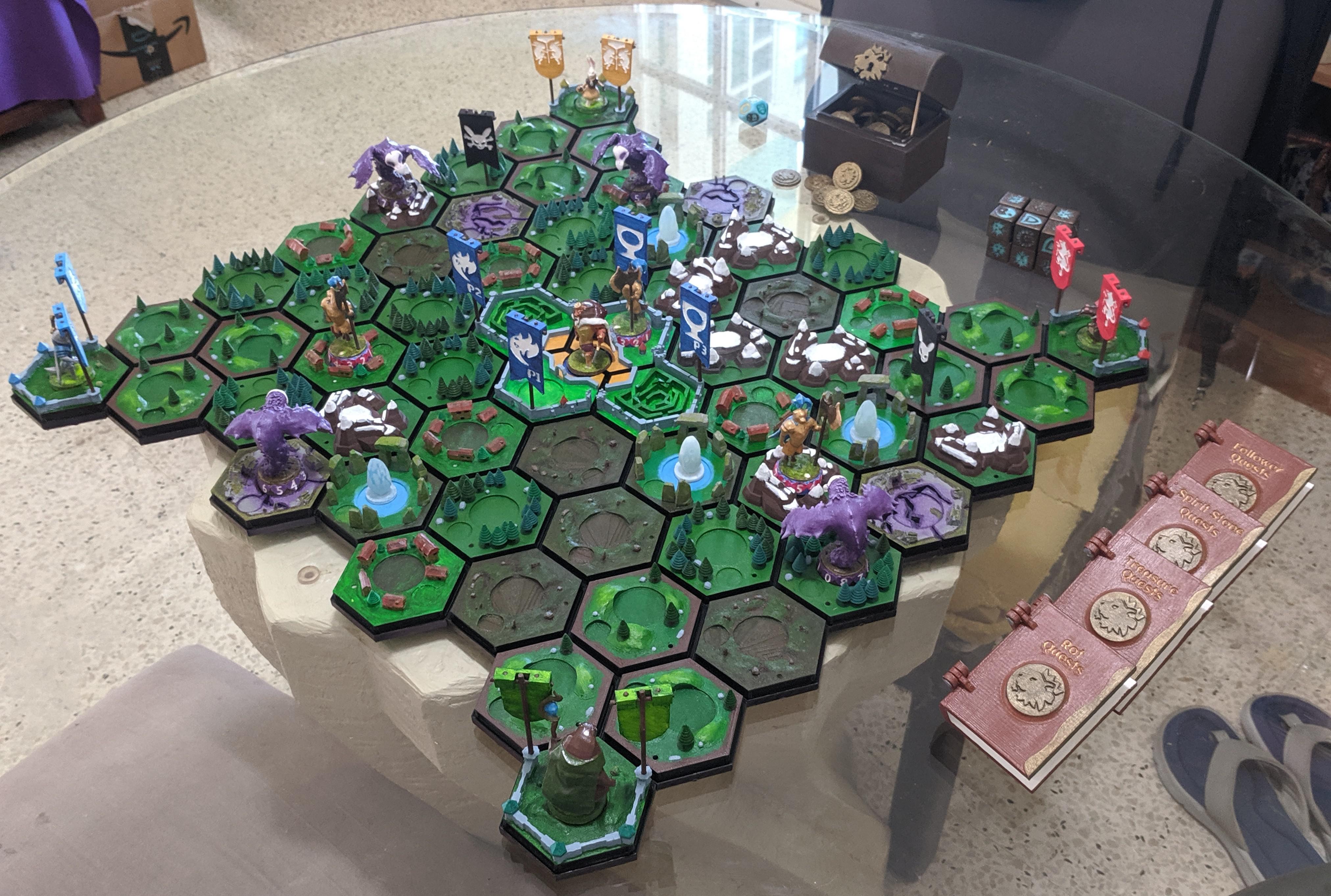 I recreated Armello as a physical board game. Happy to finally be done