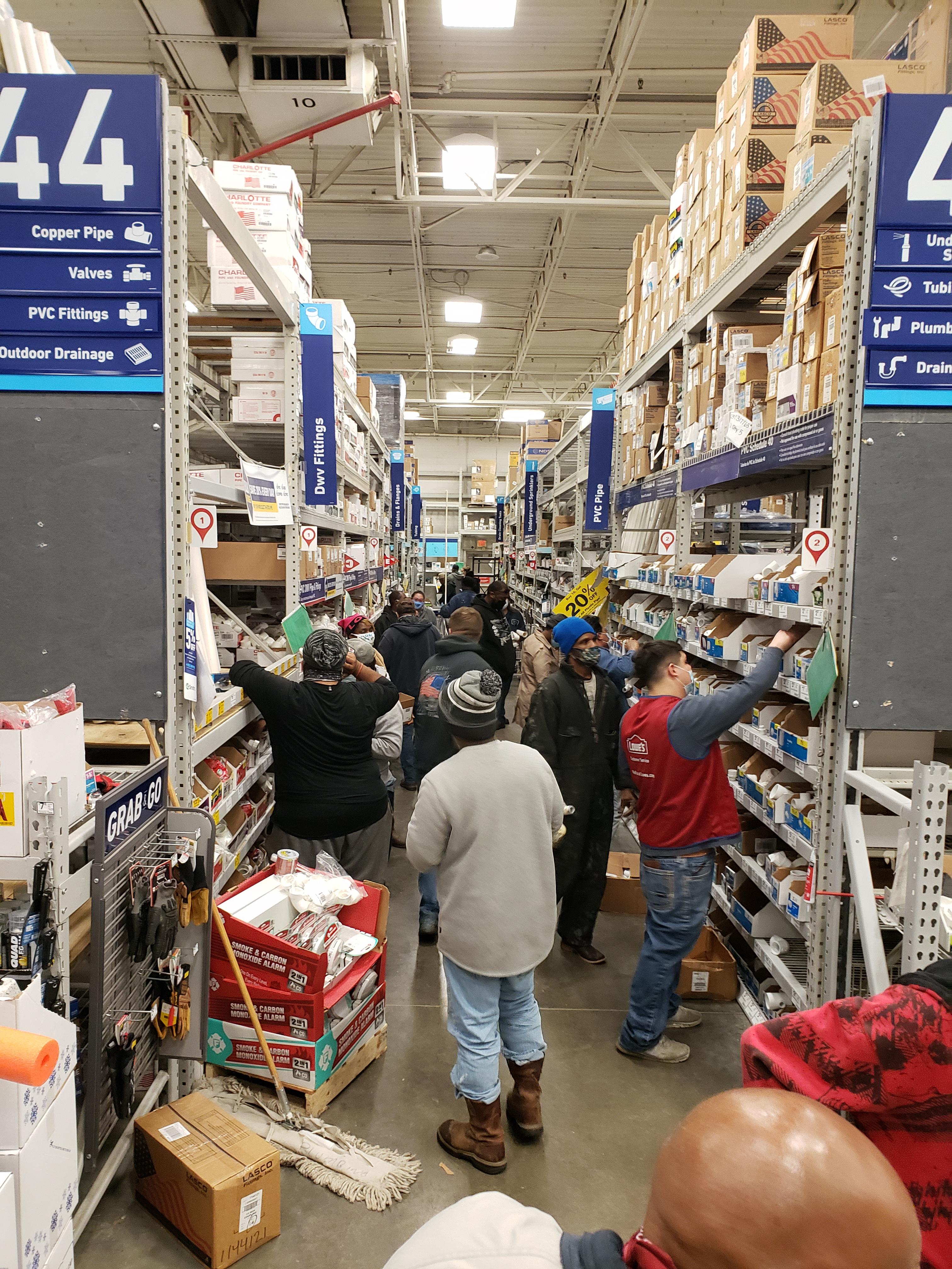 Every plumbing isle in Texas currently. r/texas