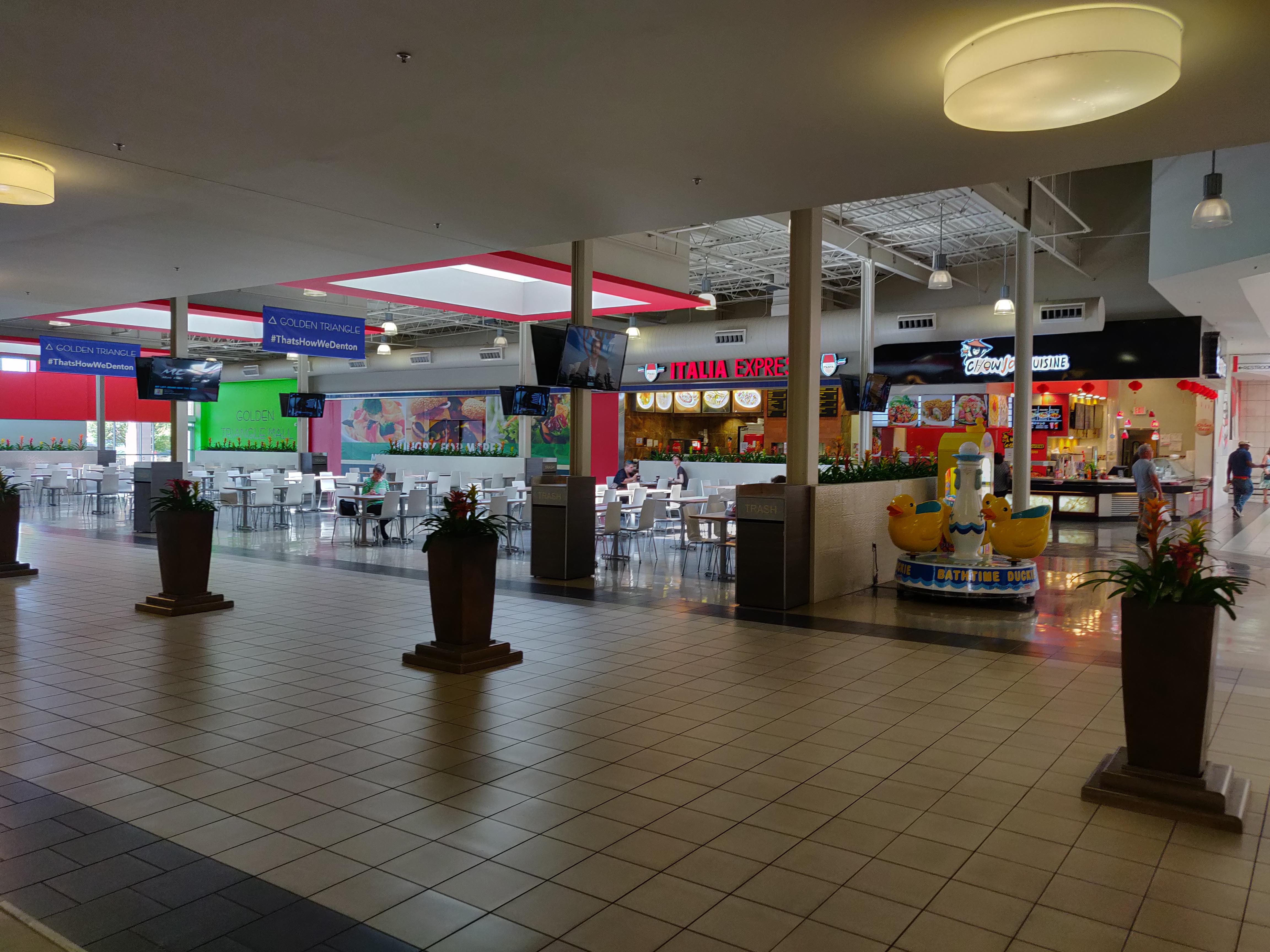 Golden Triangle Mall Food Court, Denton TX deadmalls