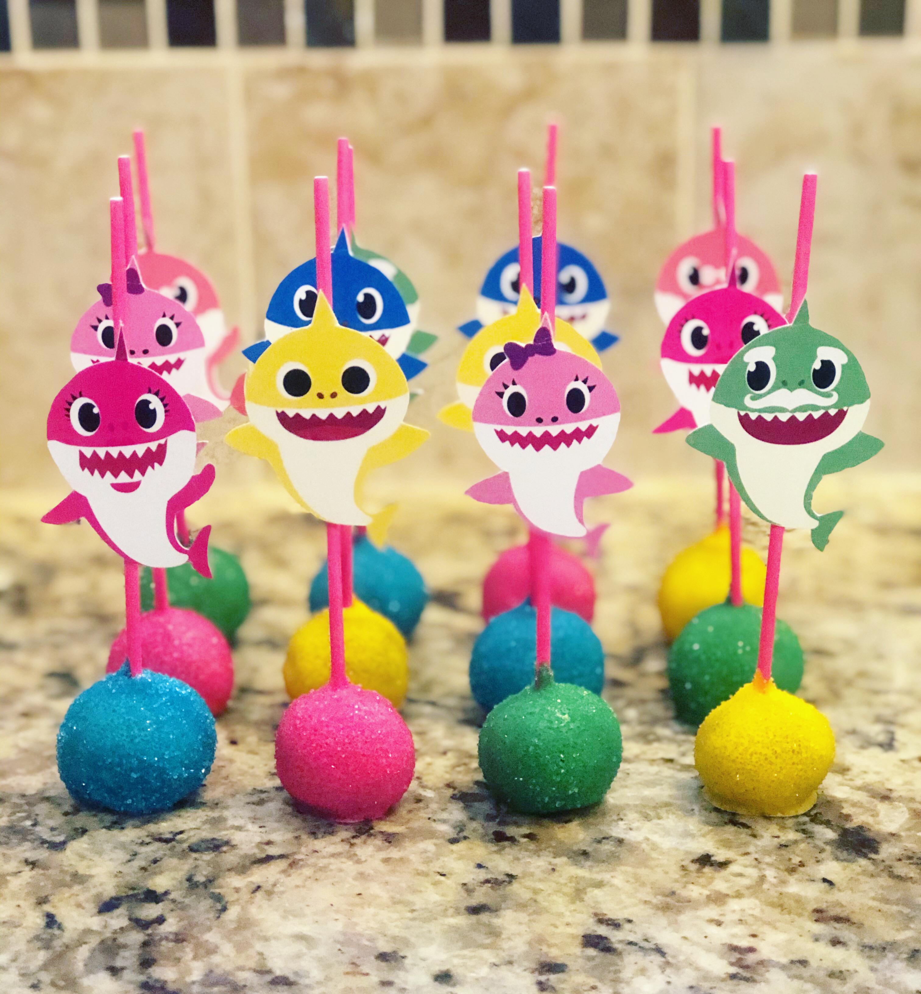 Baby Shark Cake Pops! r/Baking