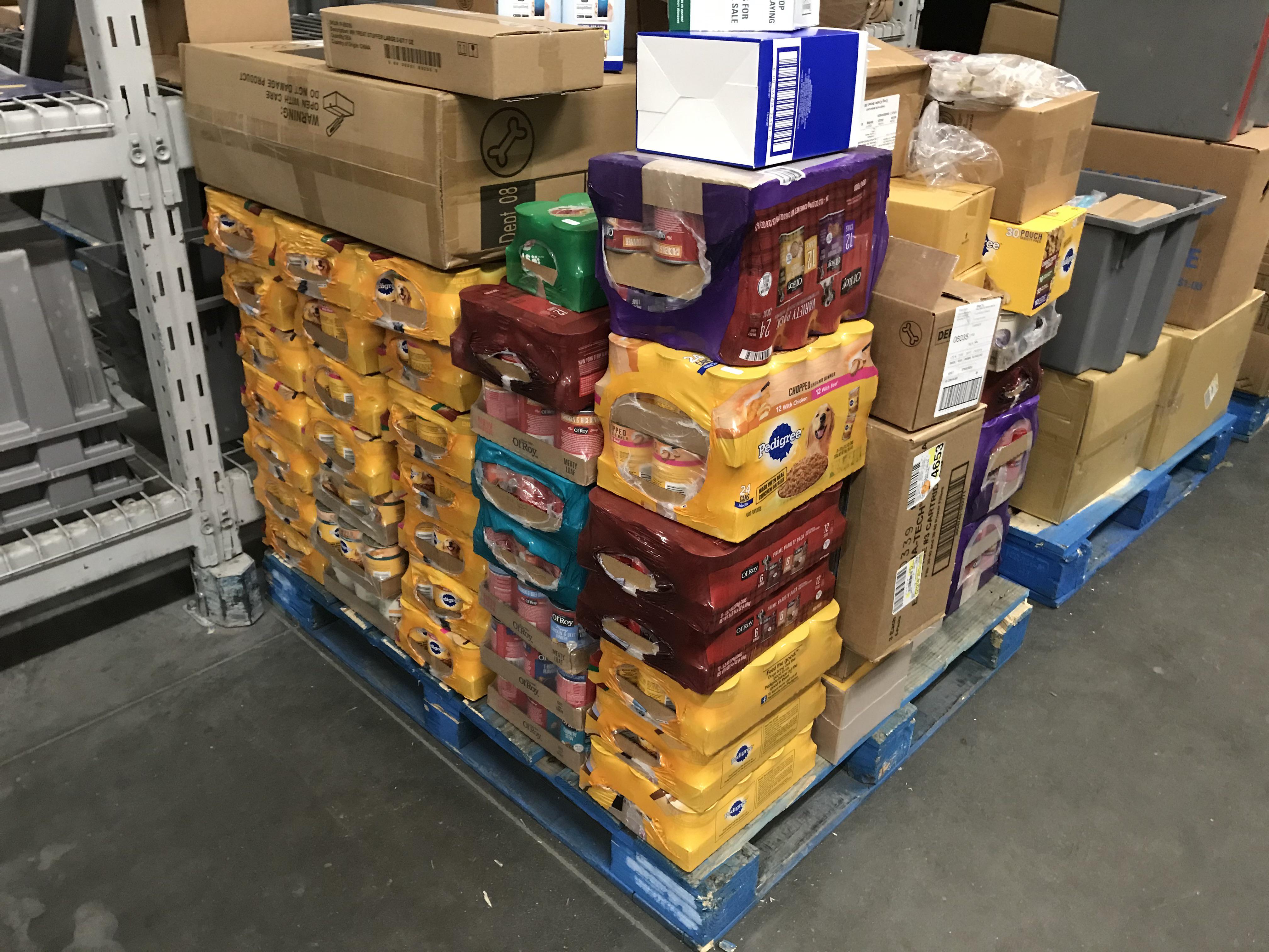 Wet dog food pallet porn r/walmart