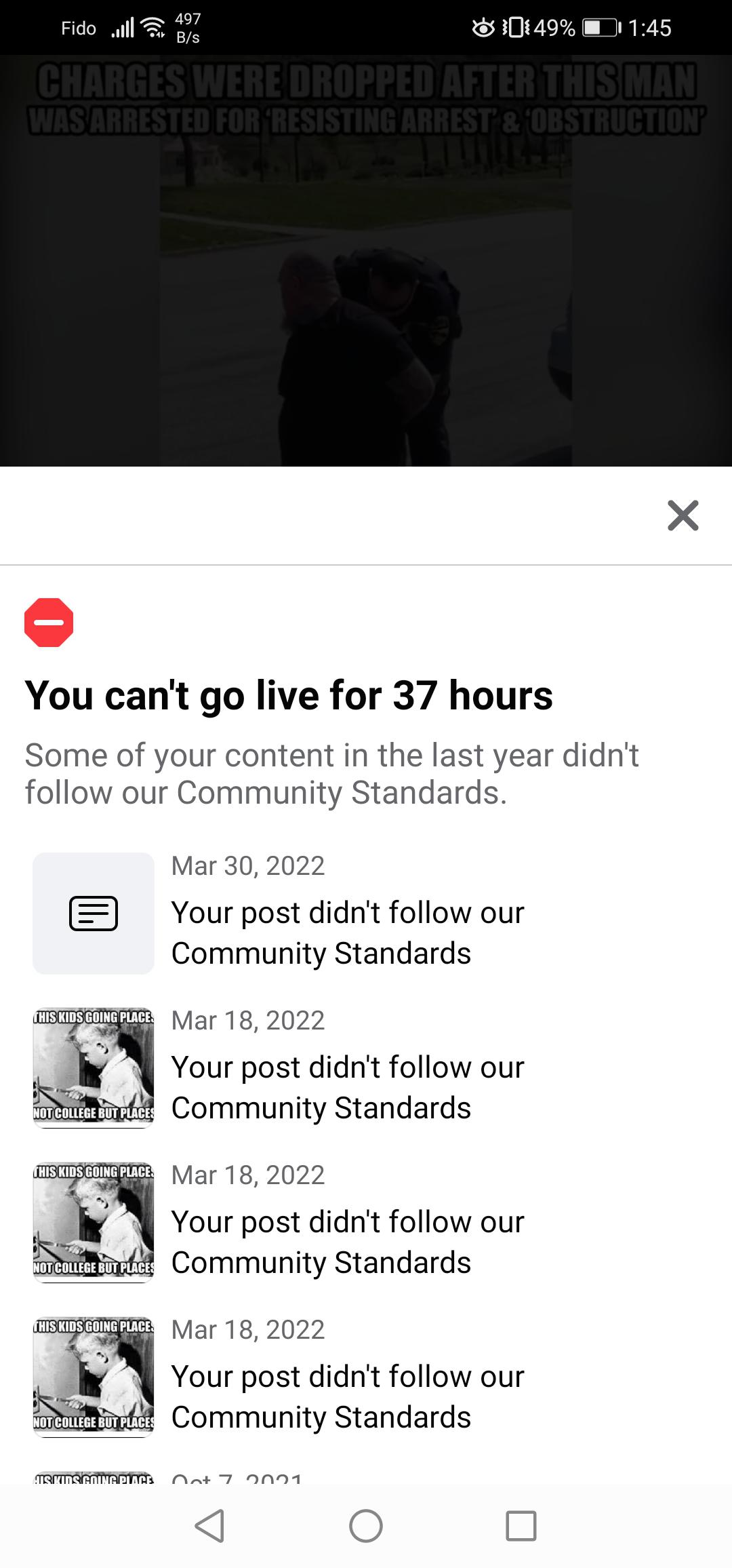 Facebook mods living in the past. r/mildlyinfuriating