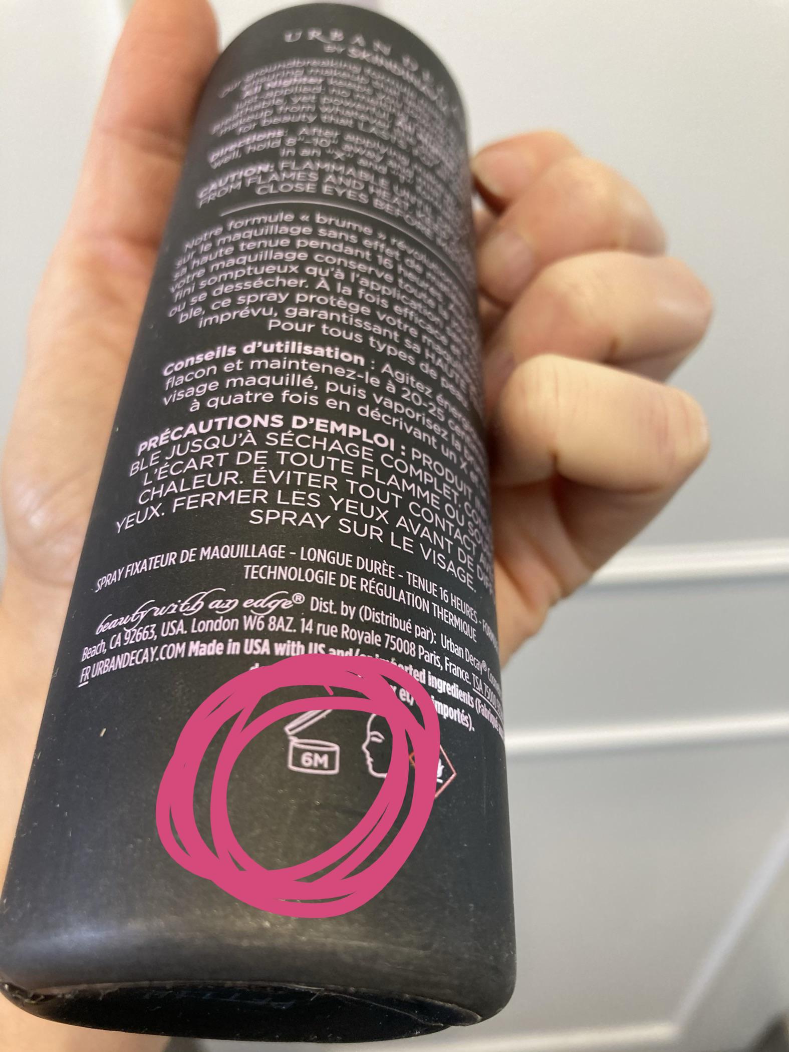 How much credence do you give to expiration guidelines on setting spray