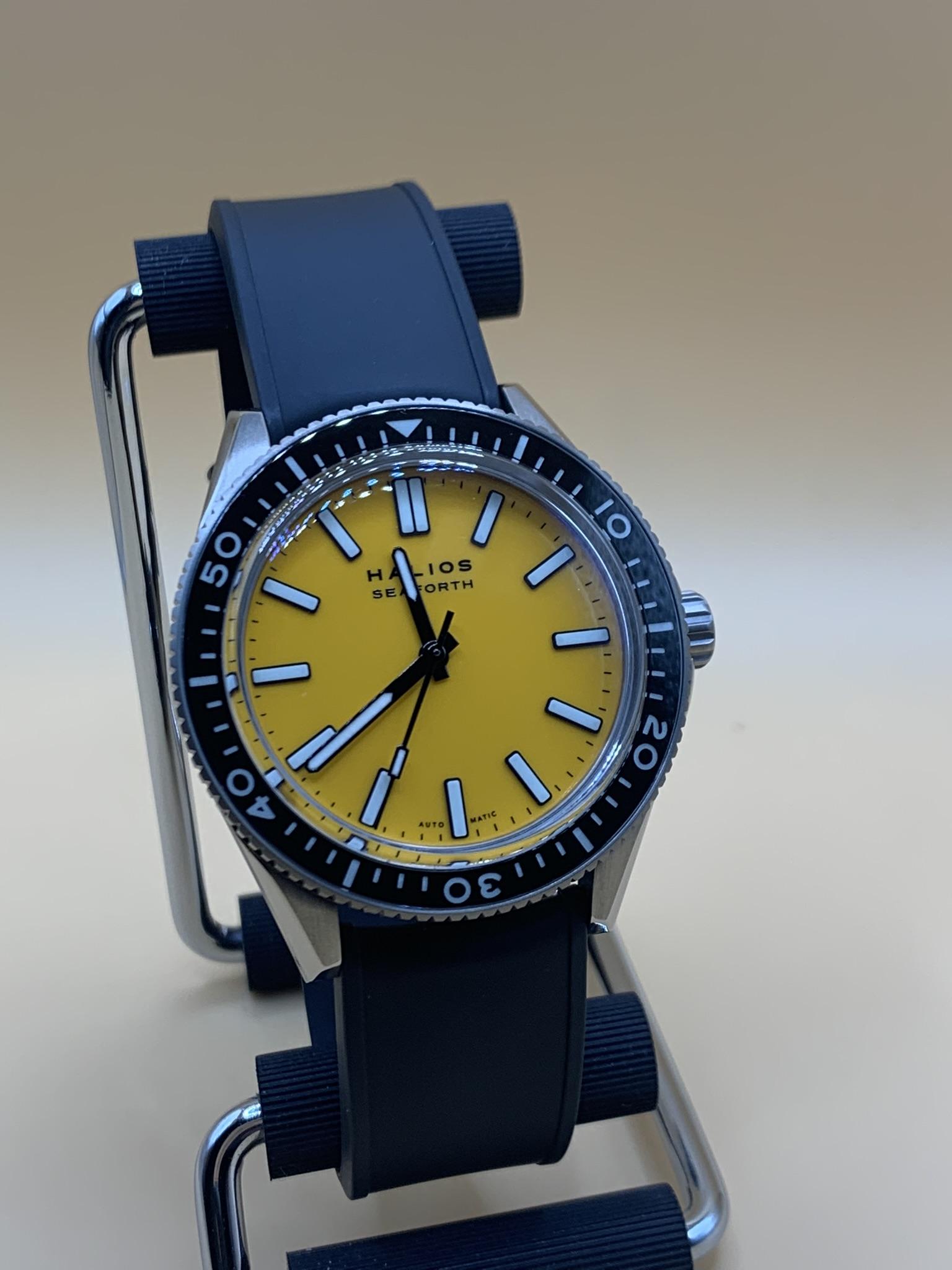 [WTS] Halios Seaforth IV Titanium Bahama Yellow r/Watchexchange