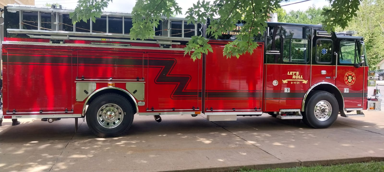 University City, Missouri fire department Engine 2624 (new apparatus