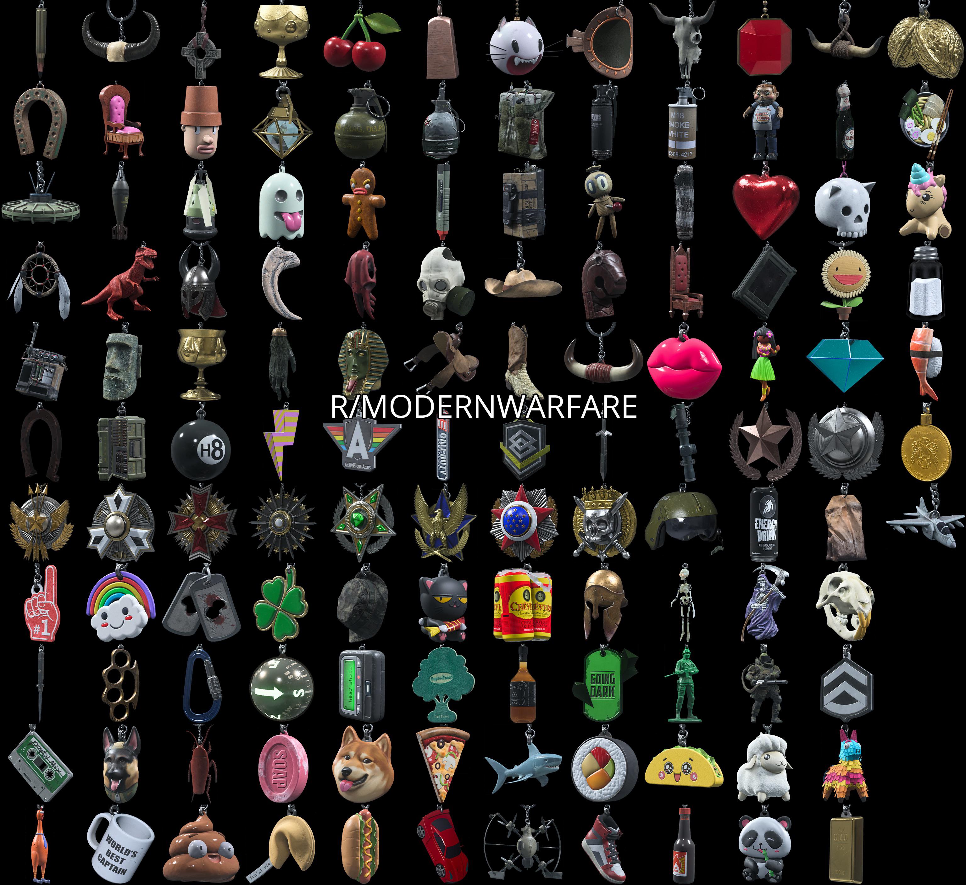 Modern Warfare prestige emblems (charms) r/modernwarfare