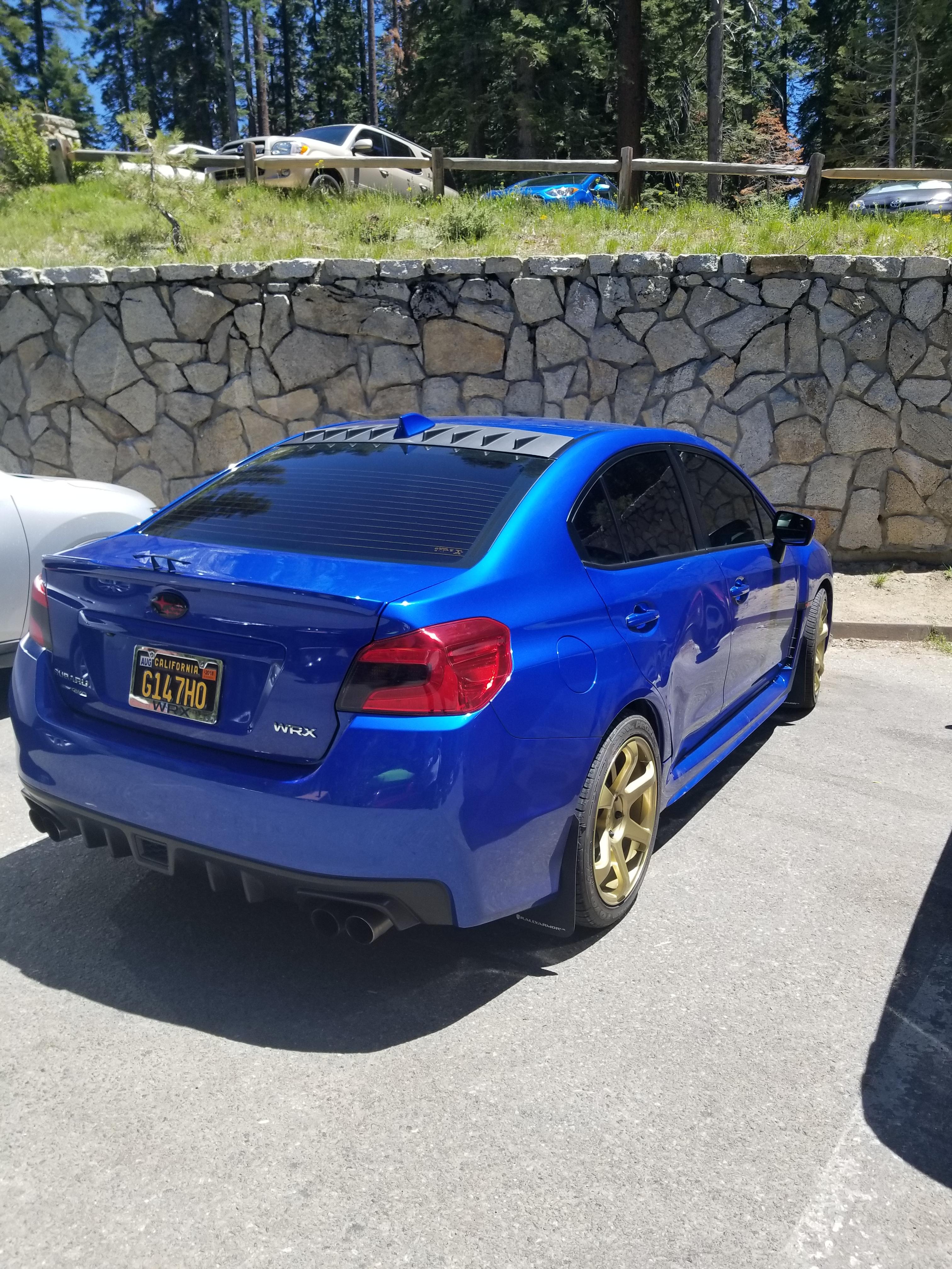 The wing on this subaru (look closely) r/carmodification