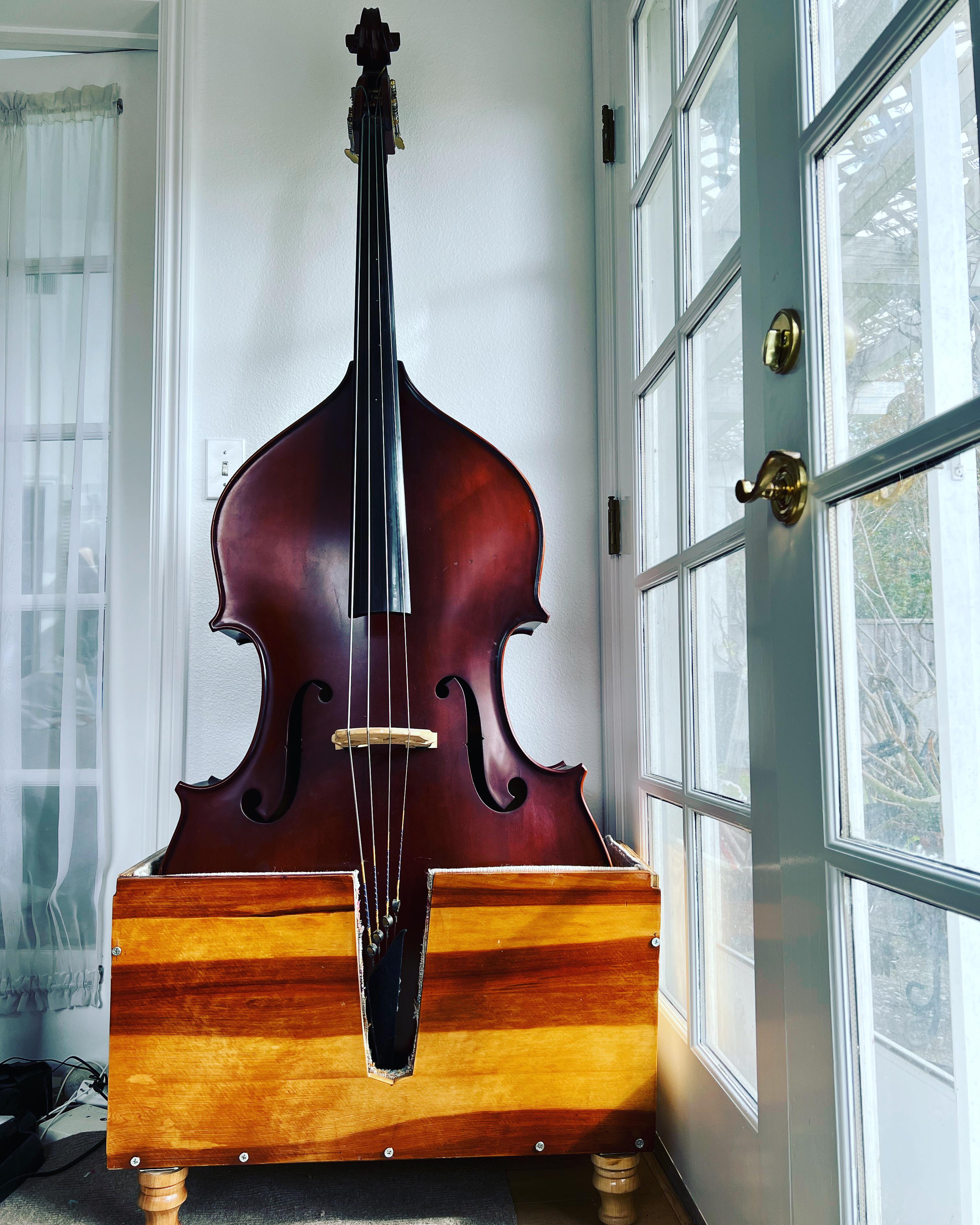 Playing Upright Bass Stands For