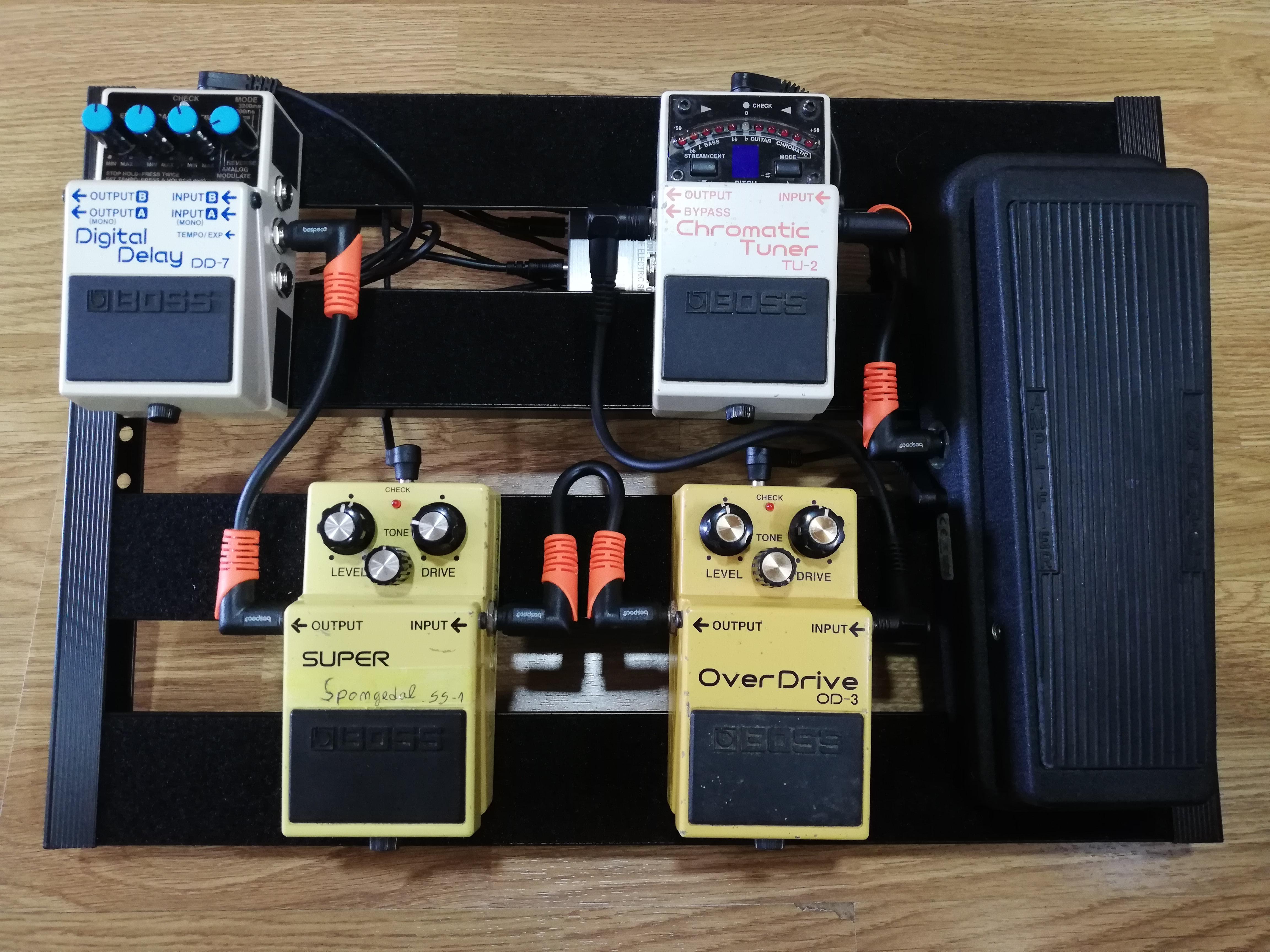My first pedalboard r/guitarpedals