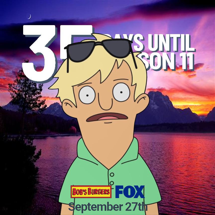 35 Days until Season 11 begins on September 27 and the