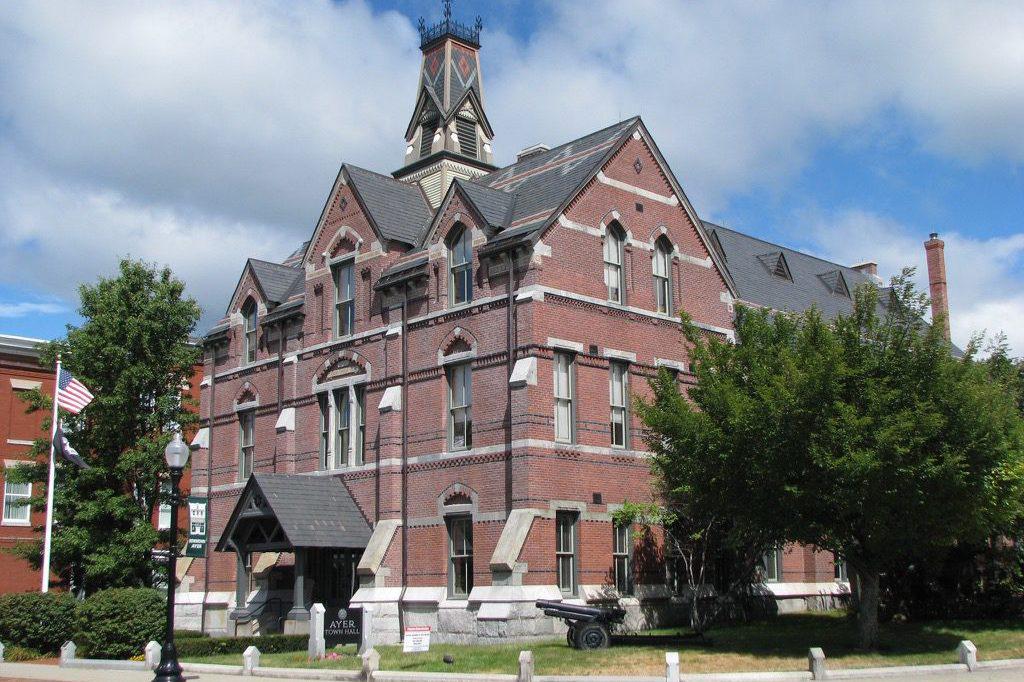 The town hall of Ayer, MA was going to be torn down, but a group got