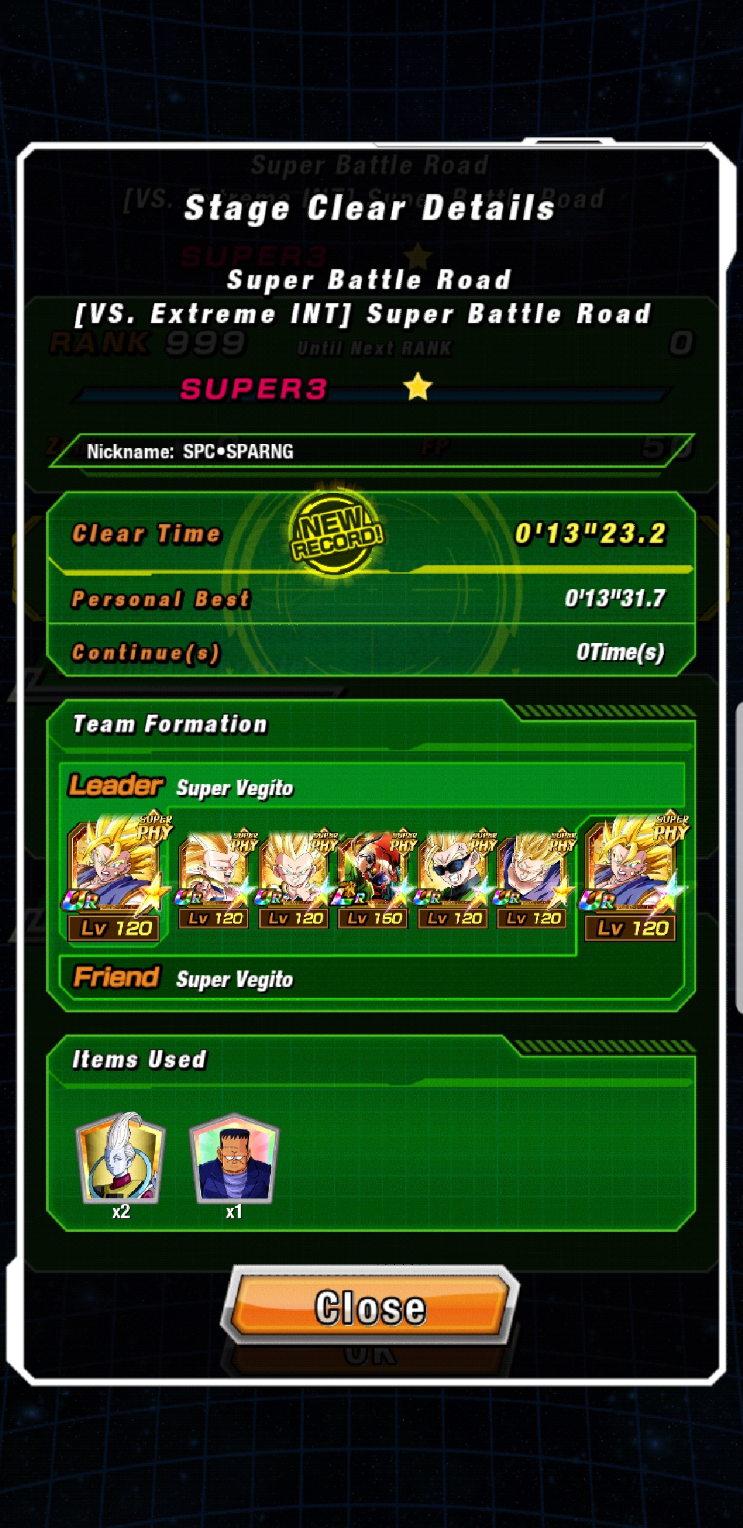 Experimented Majin Buu Cat test vs Current Extreme Int SBR. Lr Saiyaman