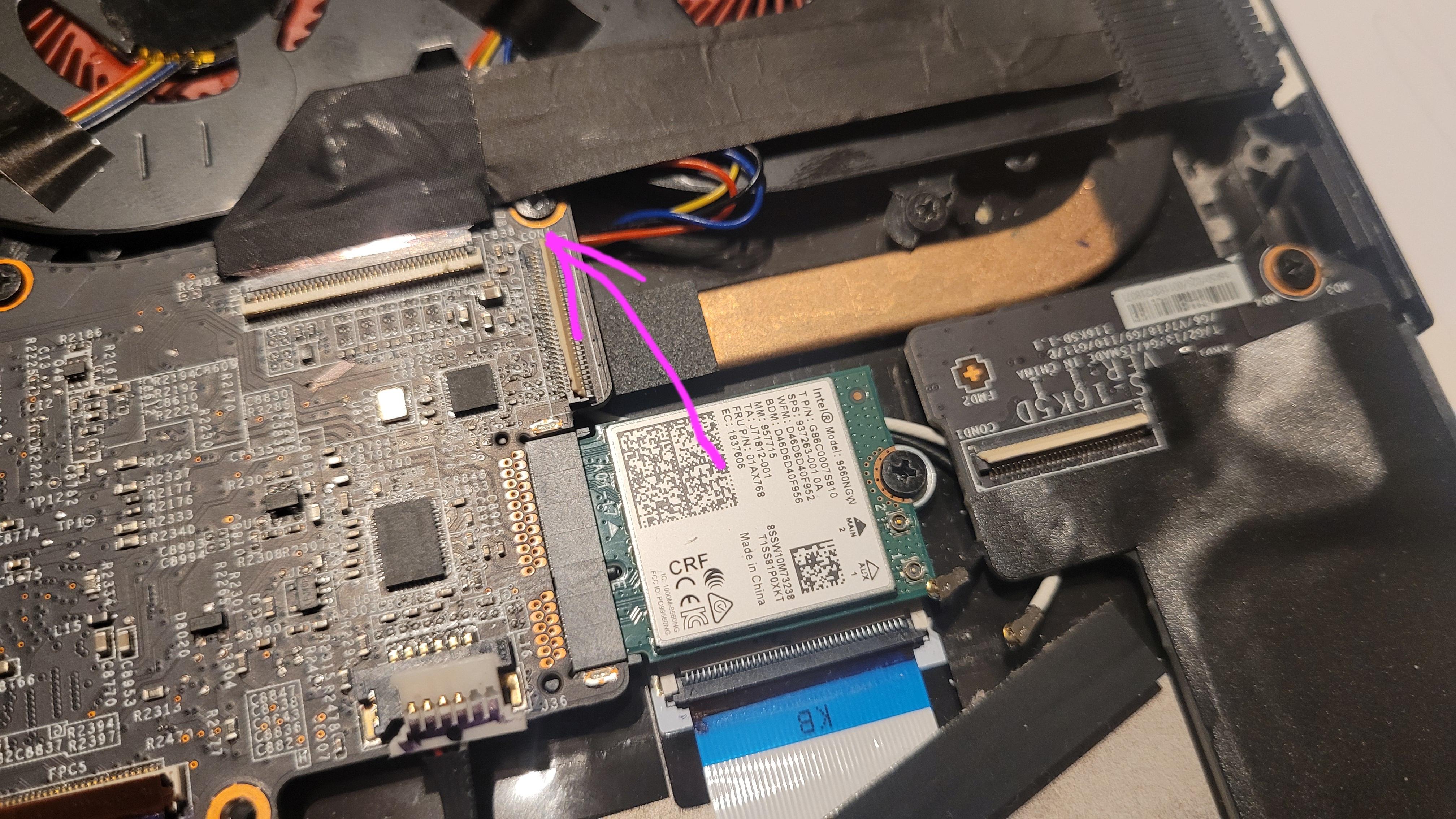 This screw is screwed! Can't take out the motherboard to change noisy