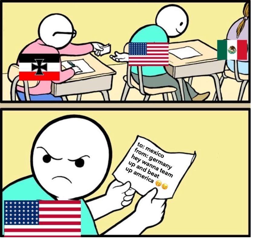 the zimmermann telegram be like HistoryMemes