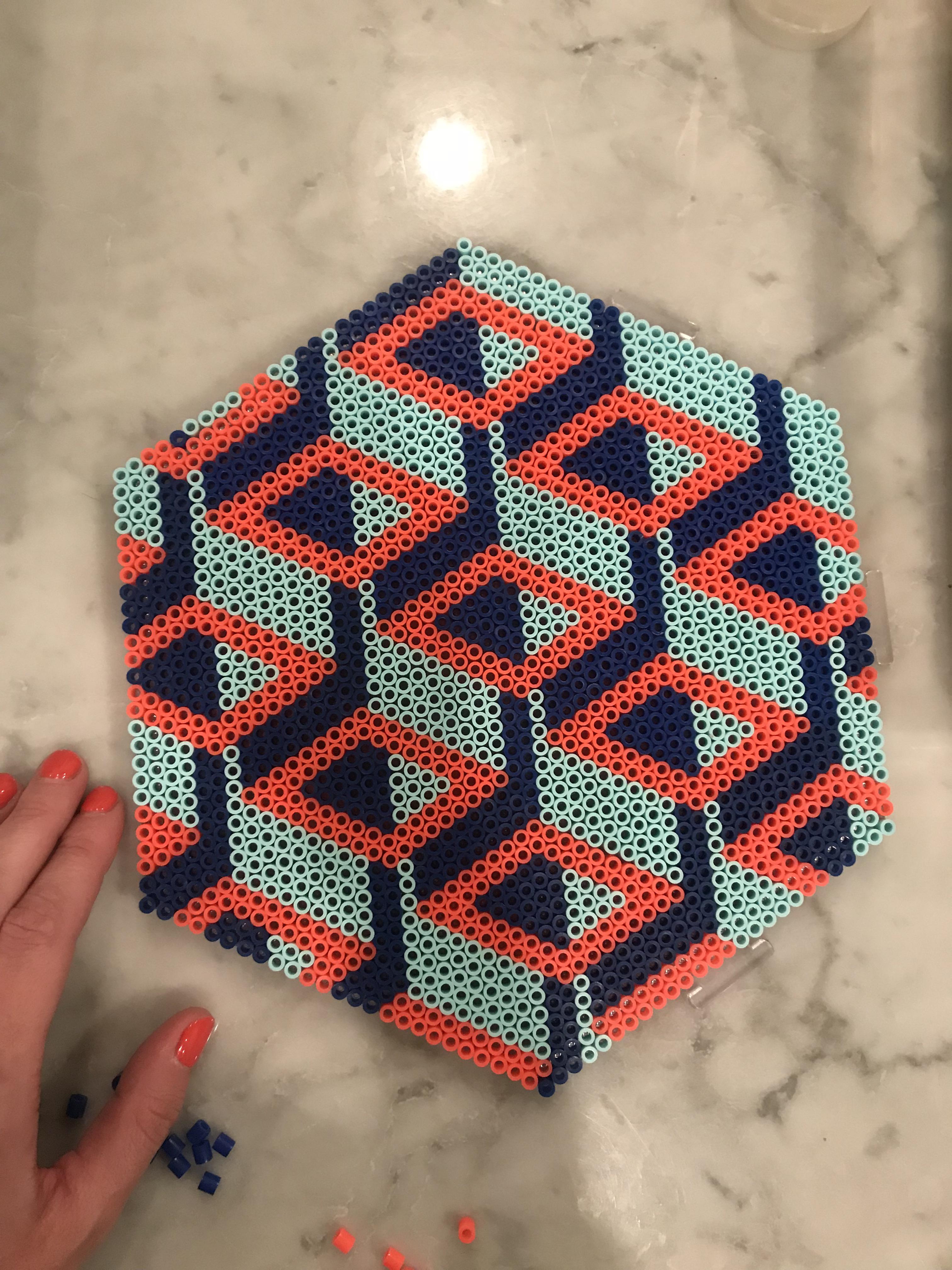 Hama Beads Hexagon 10 Perler Beads Designs Perler Beads Perler Patterns Images and Photos finder